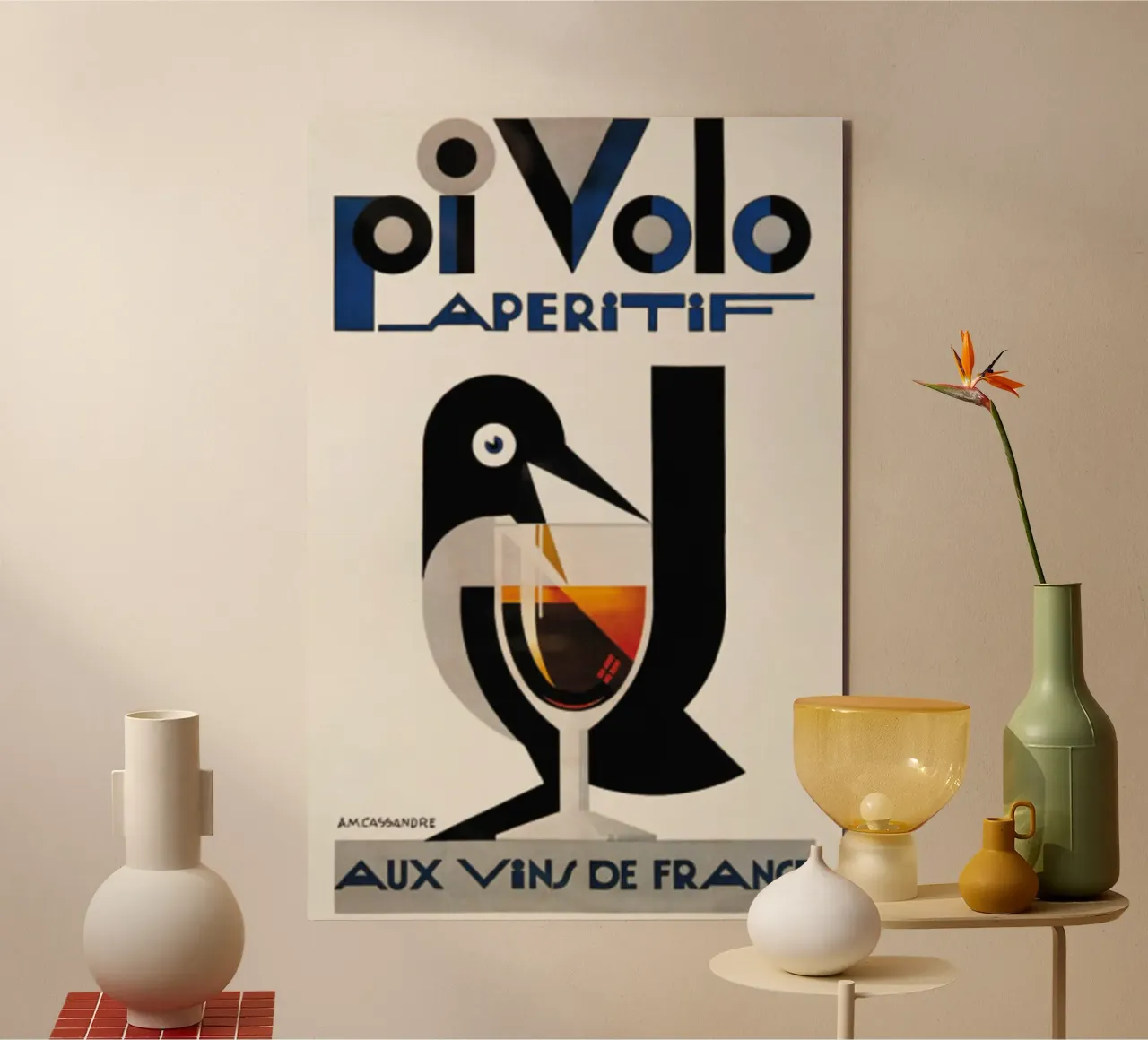 Pivolo Aperitif alluminio dibond da Maya Elliott