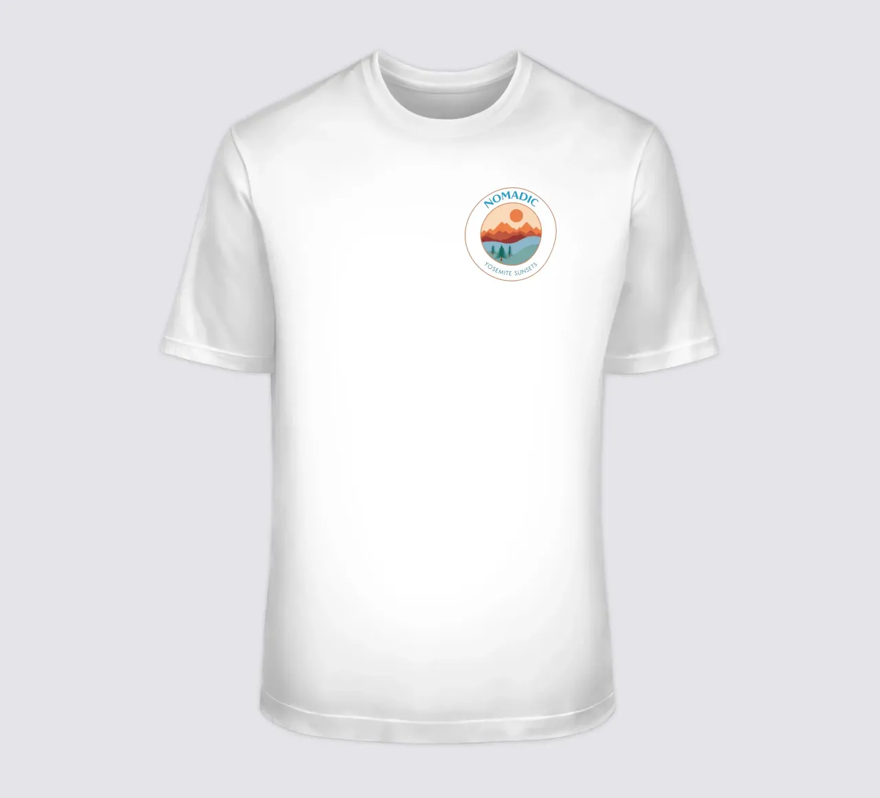 Yosemite Sunsets - Nomadic Badge t-shirt da pierosvisuals