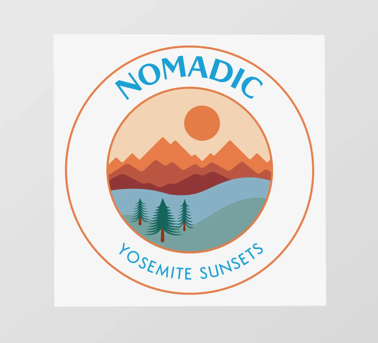 Yosemite Sunsets - Nomadic Badge pellicola backlit da pierosvisuals