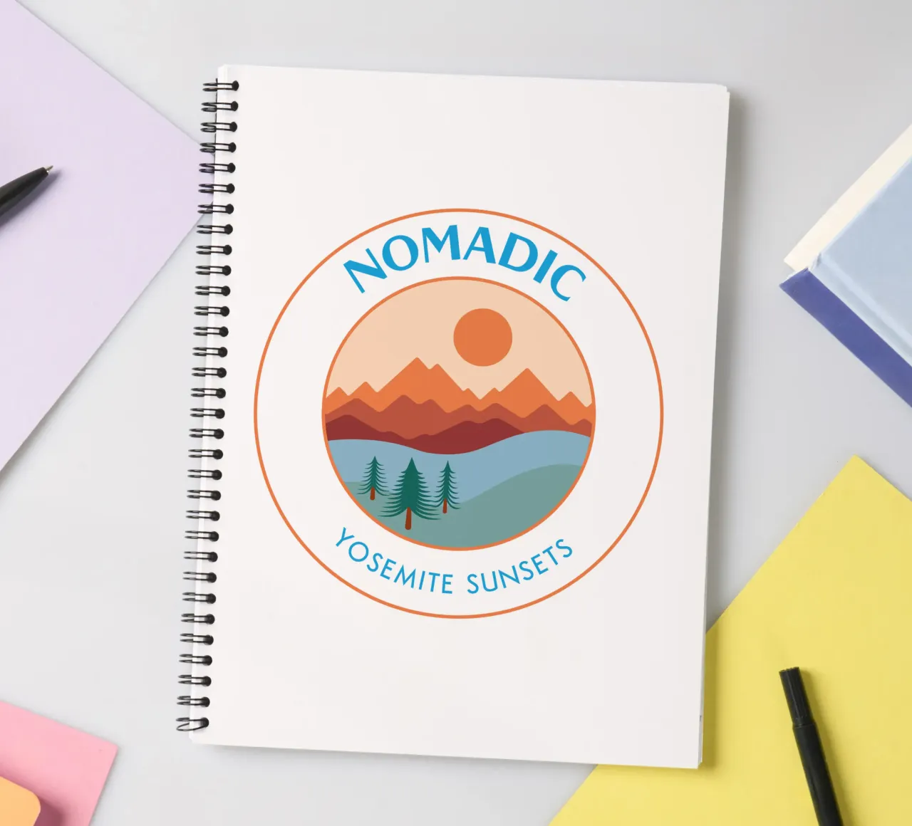 Yosemite Sunsets - Nomadic Badge diario ad anelli da pierosvisuals