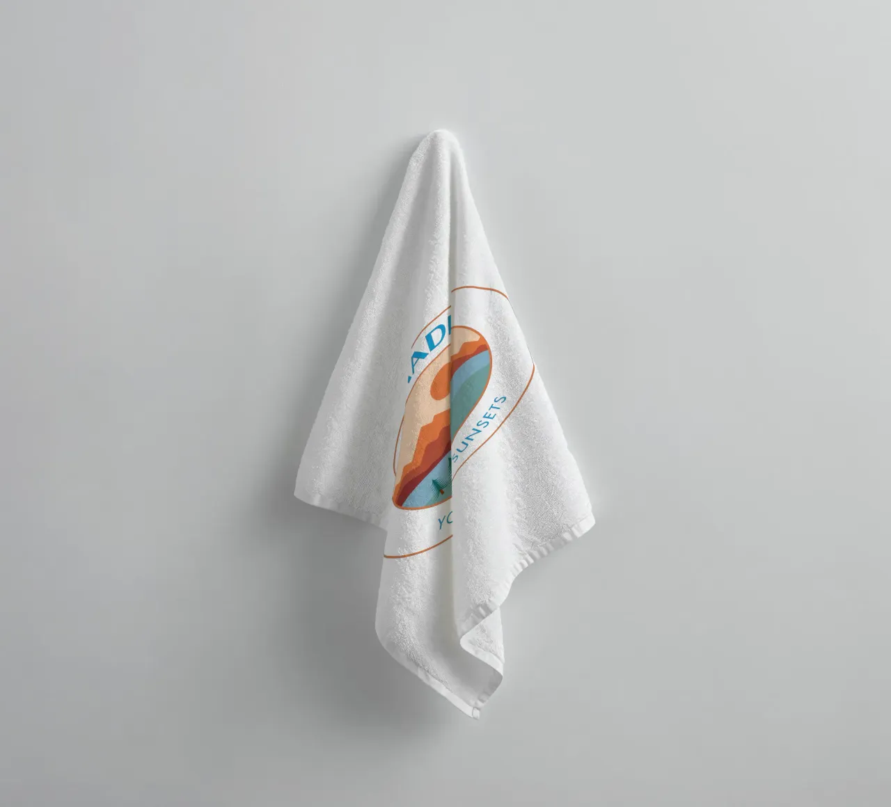 Yosemite Sunsets - Nomadic Badge badhanddoek van pierosvisuals