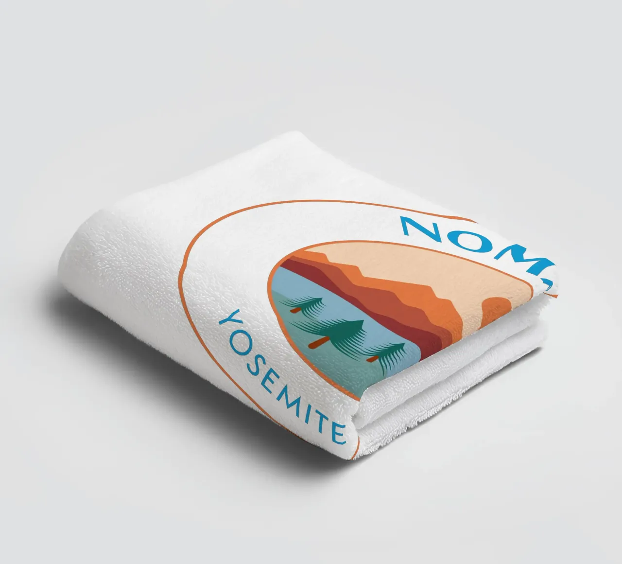 Yosemite Sunsets - Nomadic Badge badhanddoek van pierosvisuals