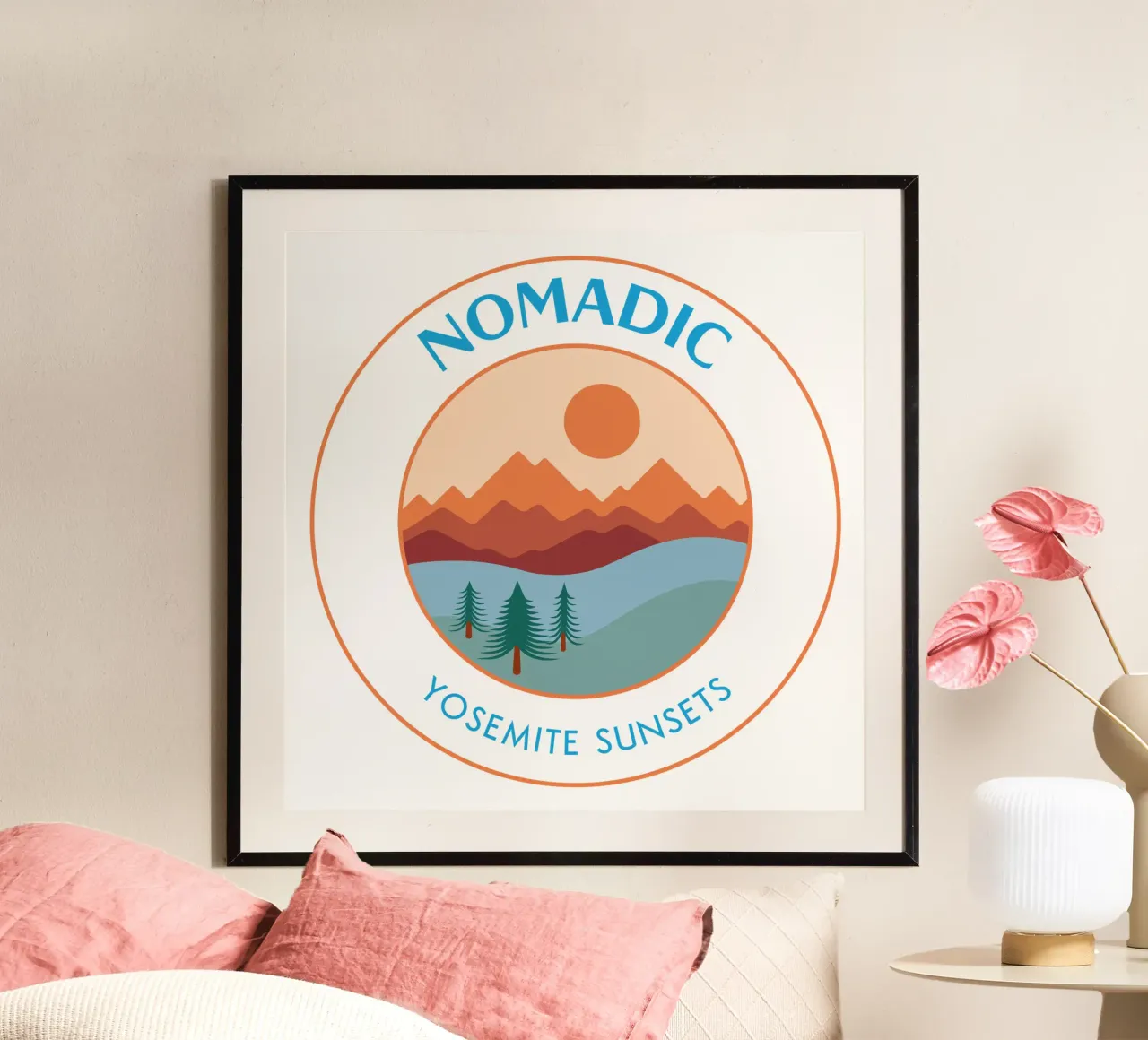 Yosemite Sunsets - Nomadic Badge carta hahnemühle da pierosvisuals
