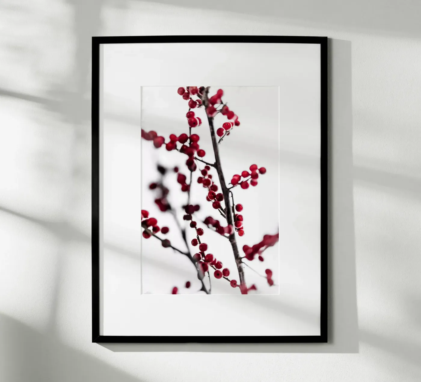 Red Berries 1 poster da Mareike Böhmer Photography