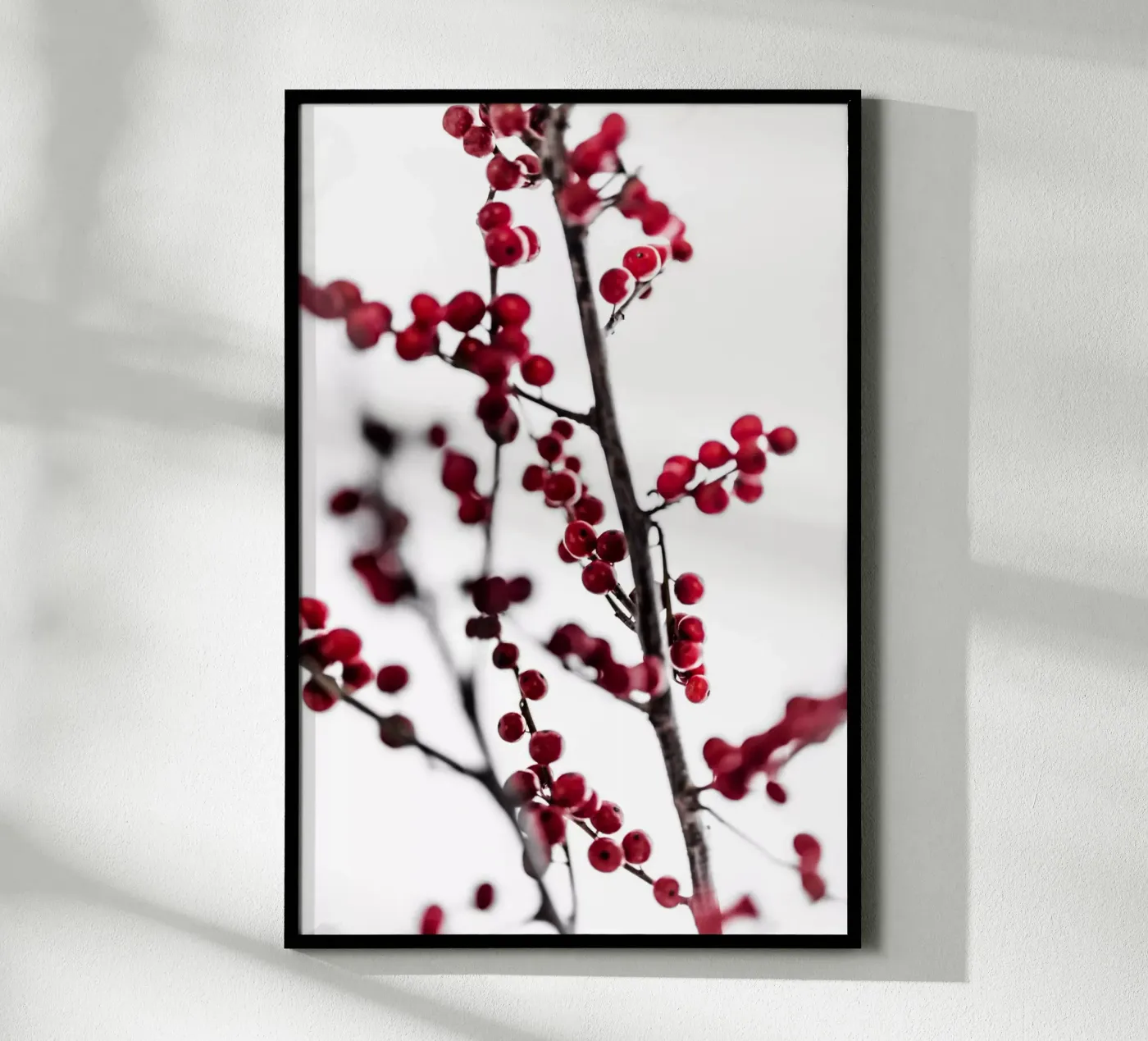 Red Berries 1 poster da Mareike Böhmer Photography