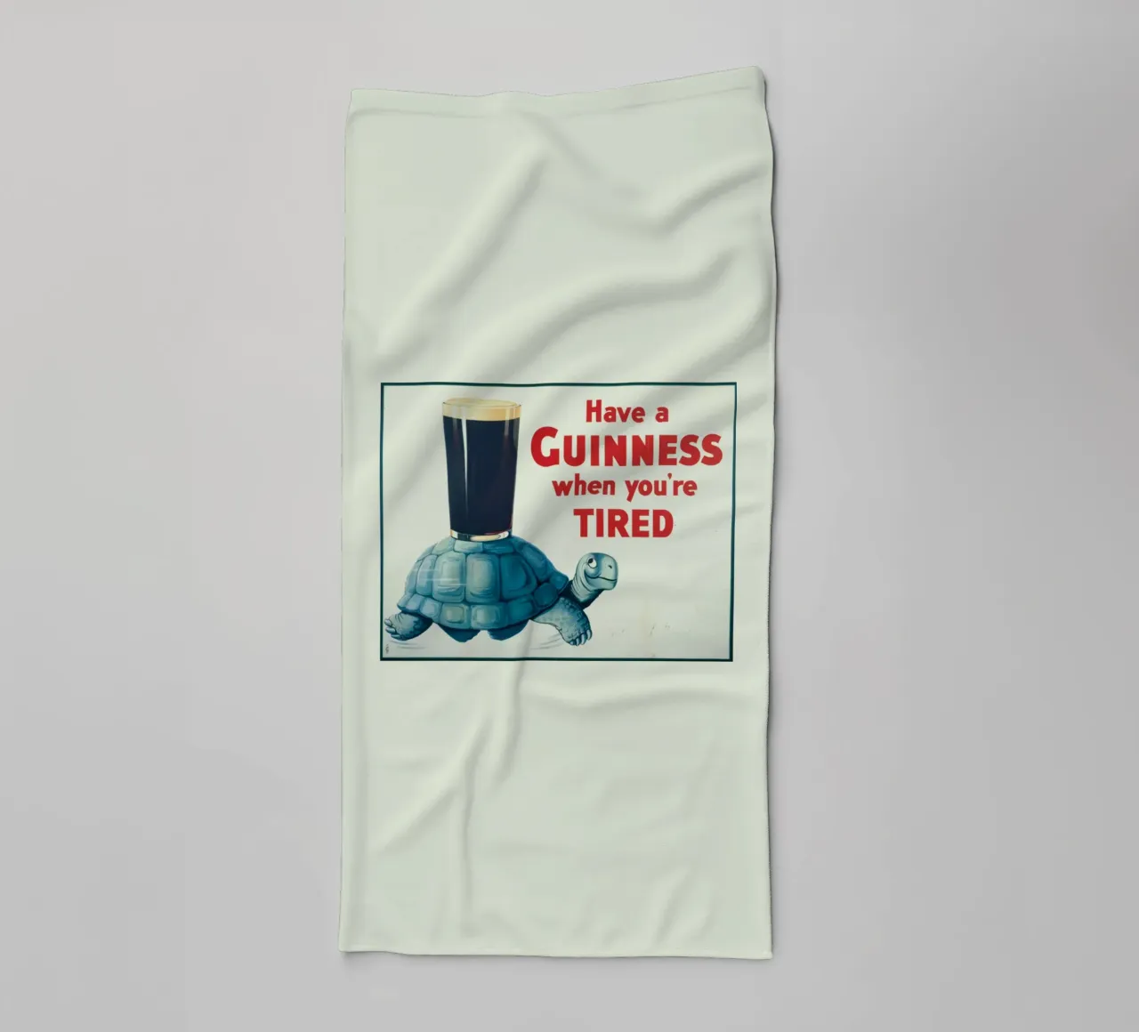 Turtle When You Are Tired towel by Maya Elliott