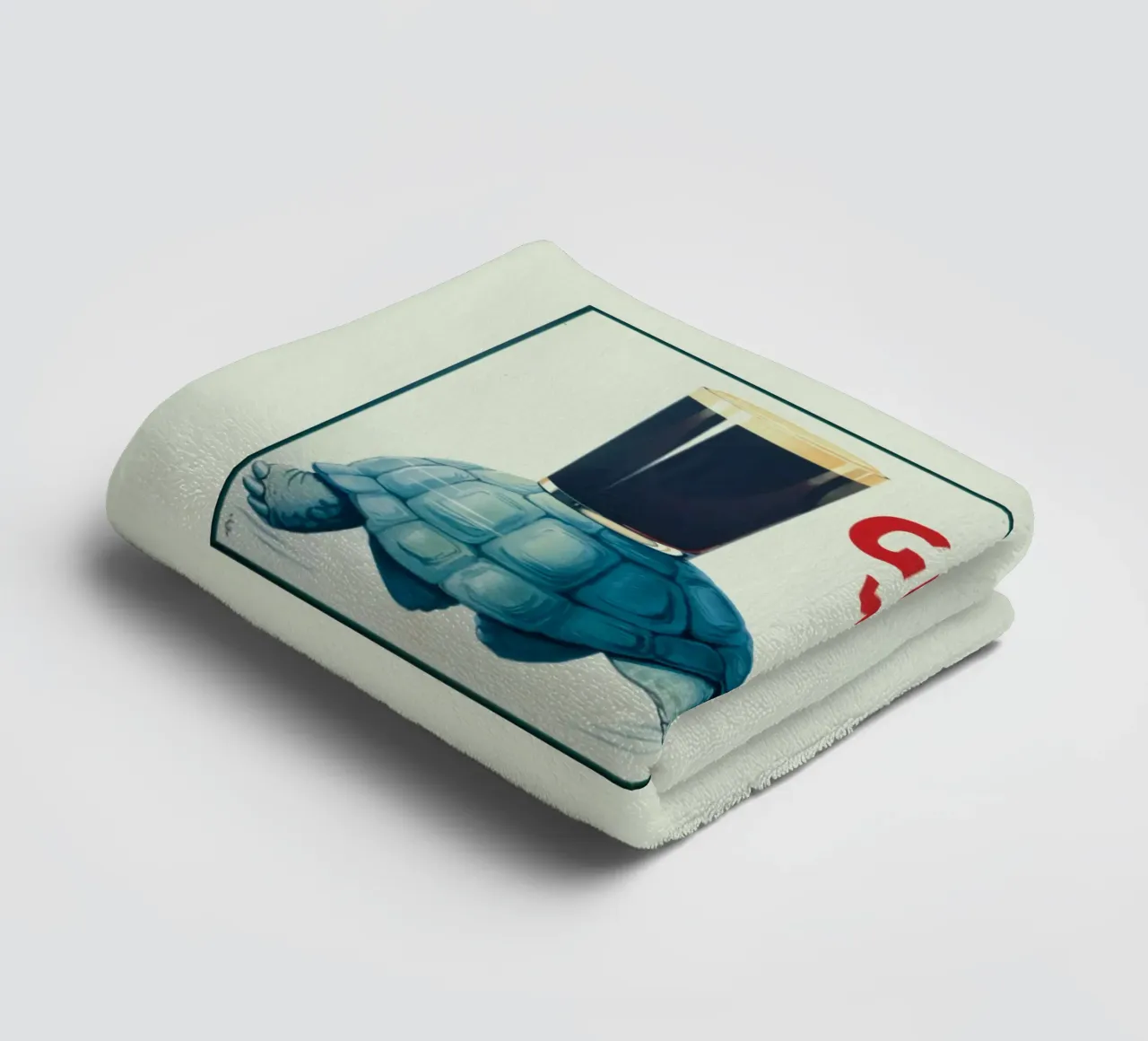 Turtle When You Are Tired towel by Maya Elliott