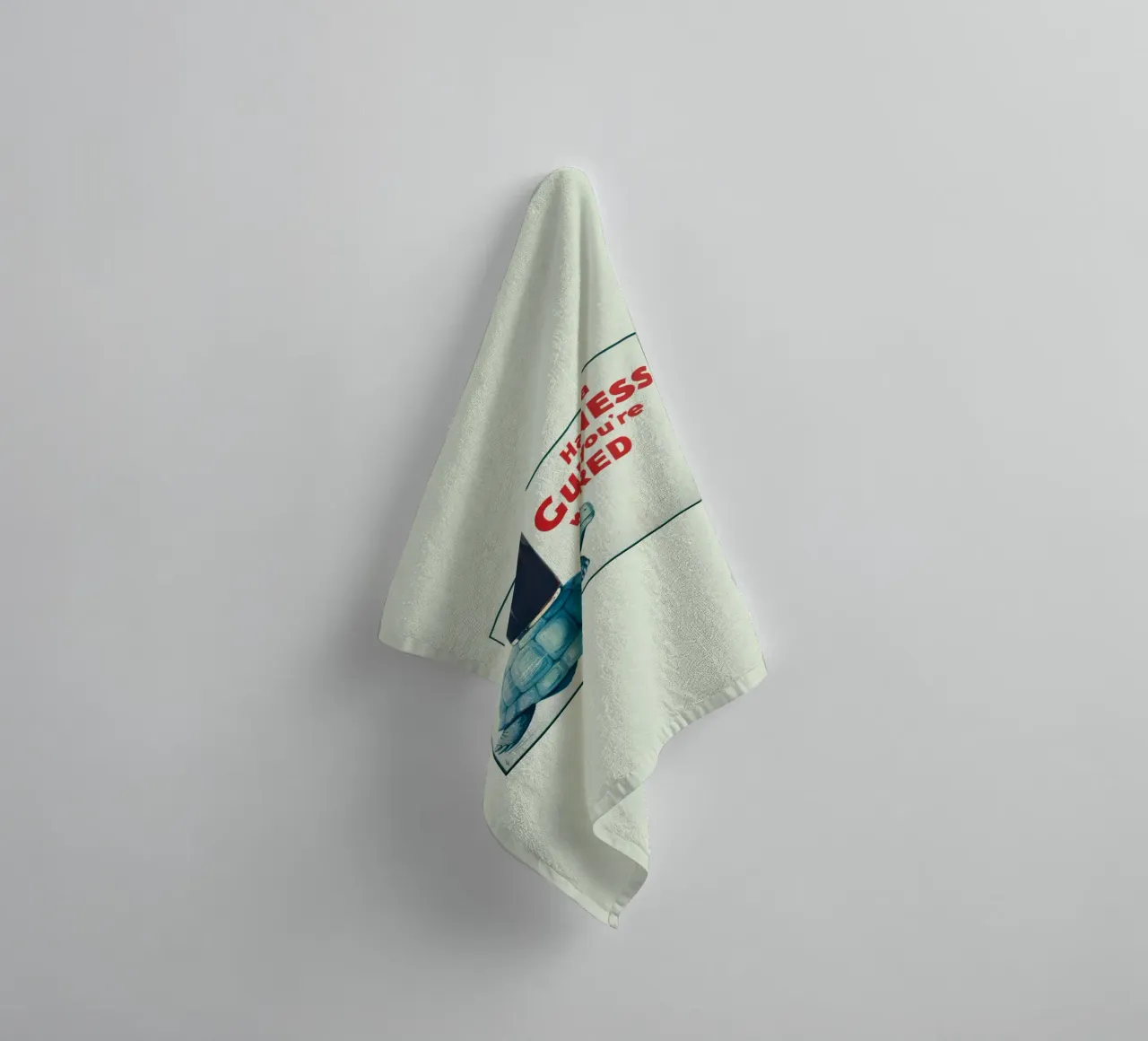 Turtle When You Are Tired towel by Maya Elliott