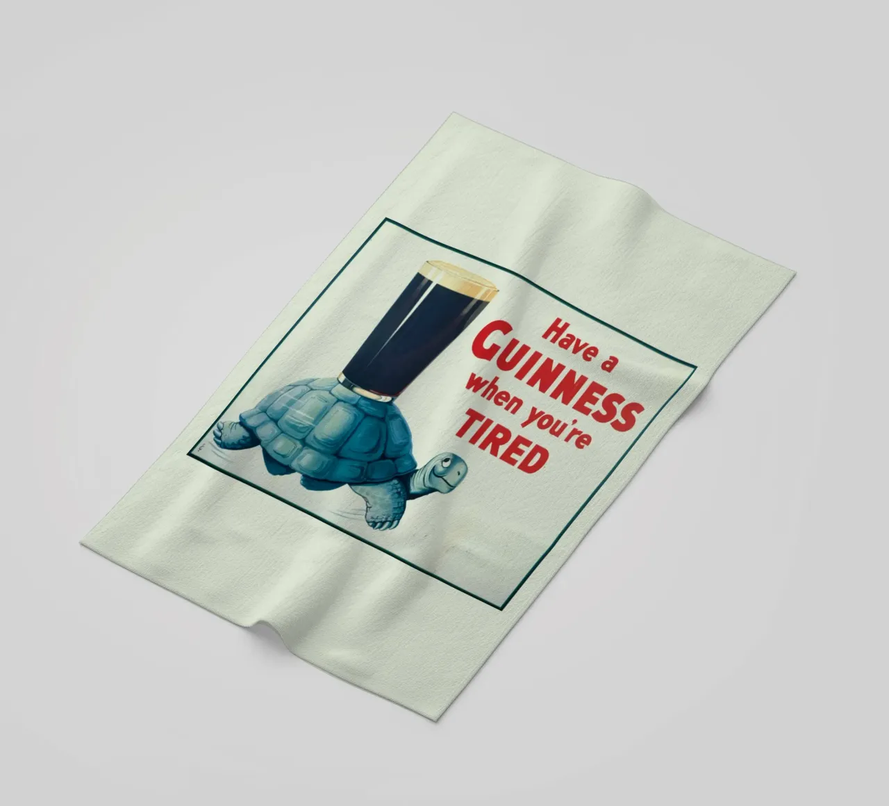 Turtle When You Are Tired beach towel by Maya Elliott