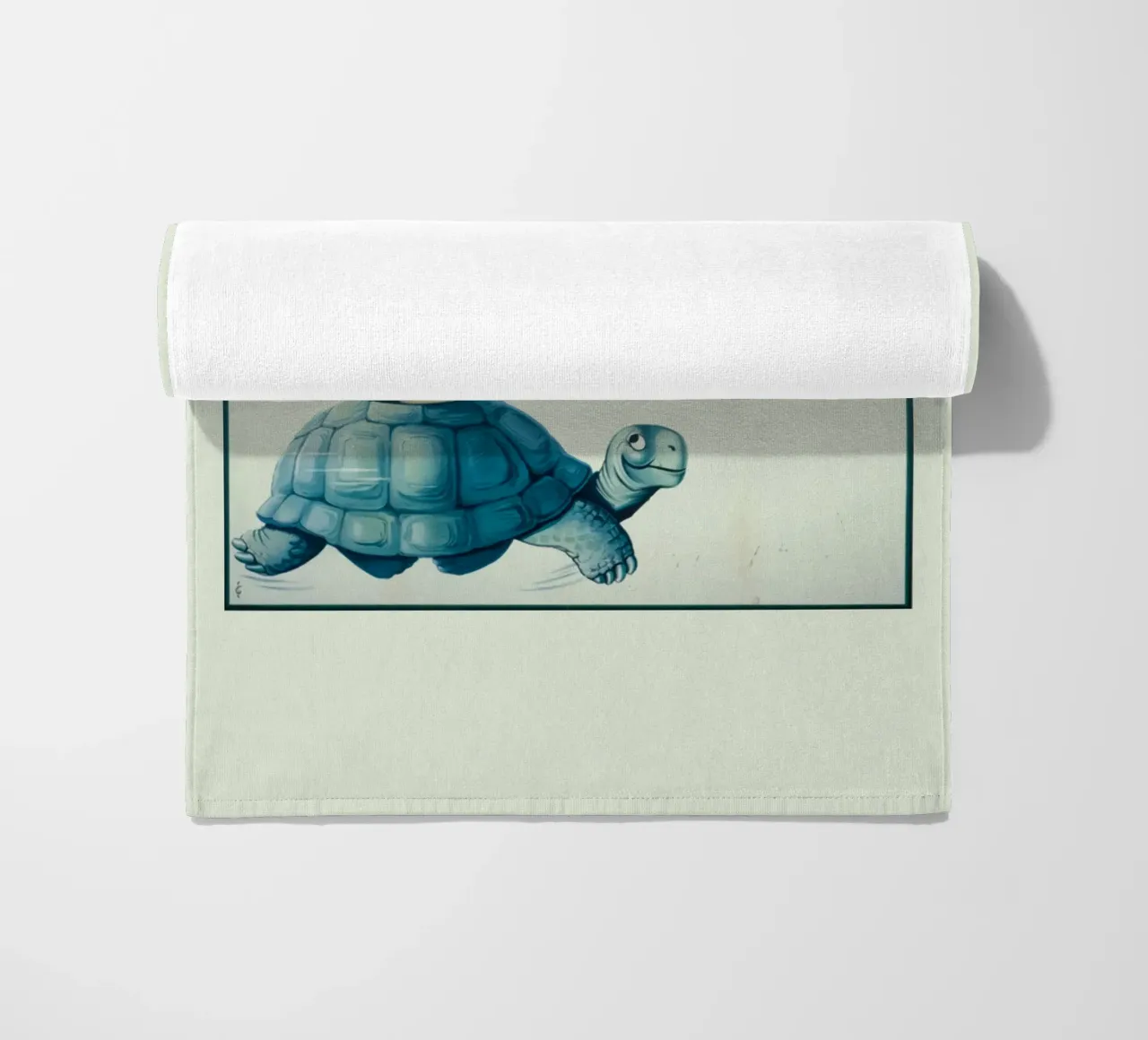 Turtle When You Are Tired beach towel by Maya Elliott