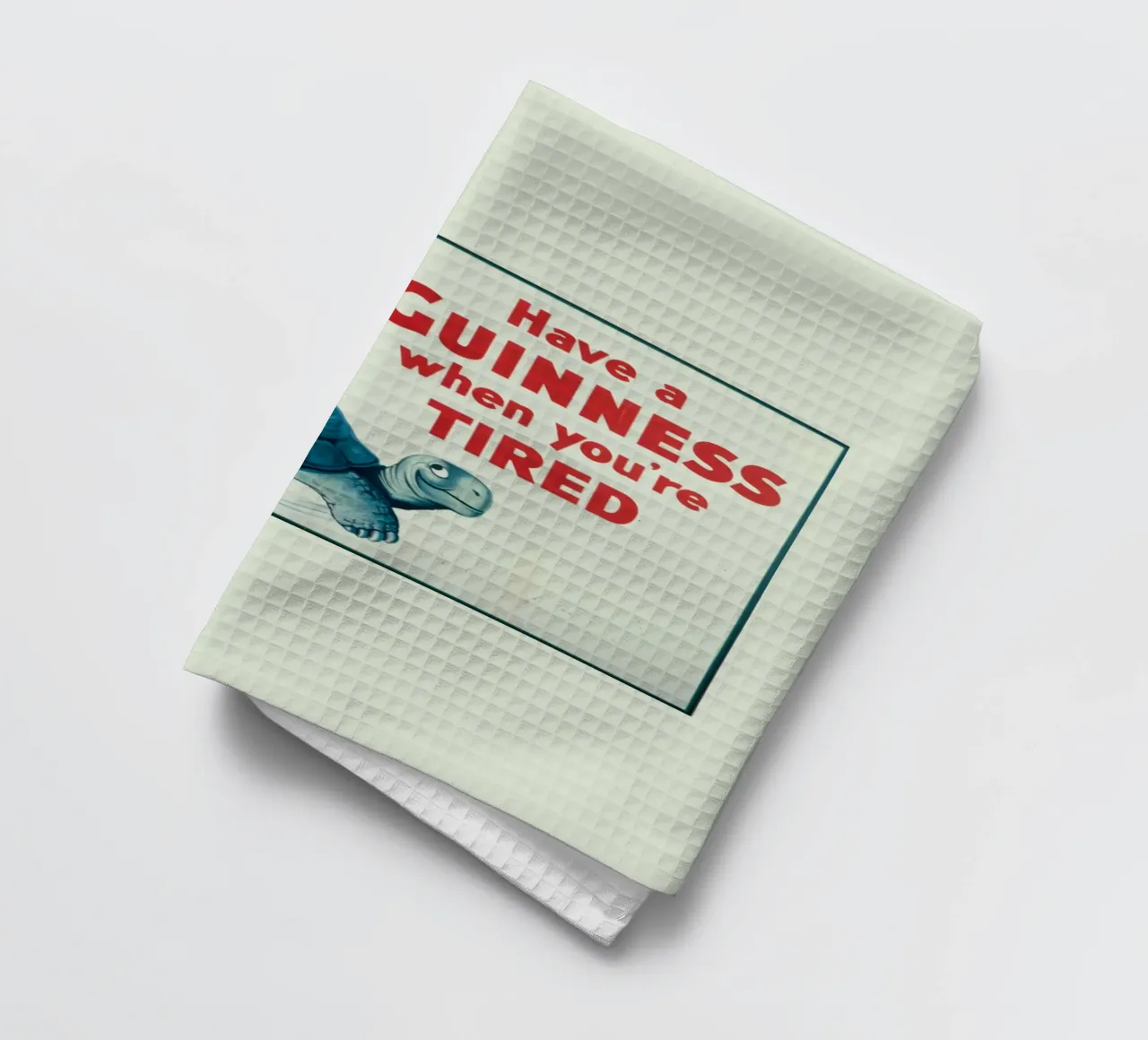 Turtle When You Are Tired tea towel by Maya Elliott