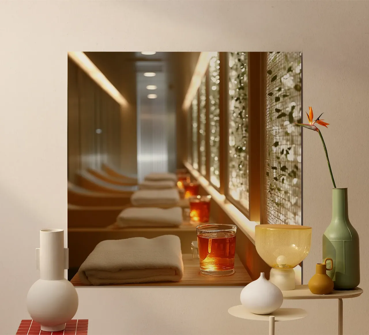 Bali Serenity Rituals poster con telaio in legno da Wanderlust Vibes