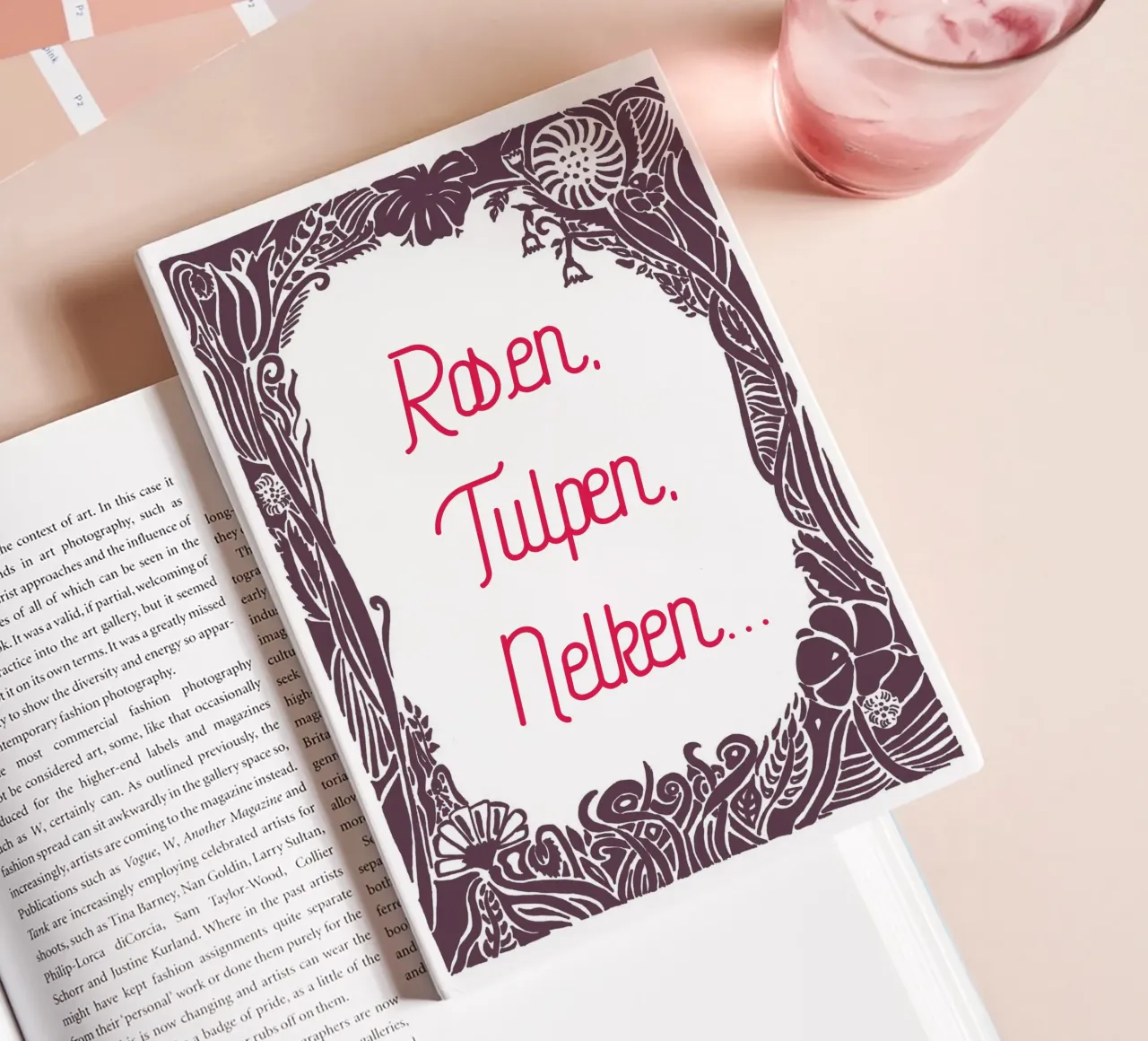 Roses, tulips, carnations... notebook by PaperLine Art