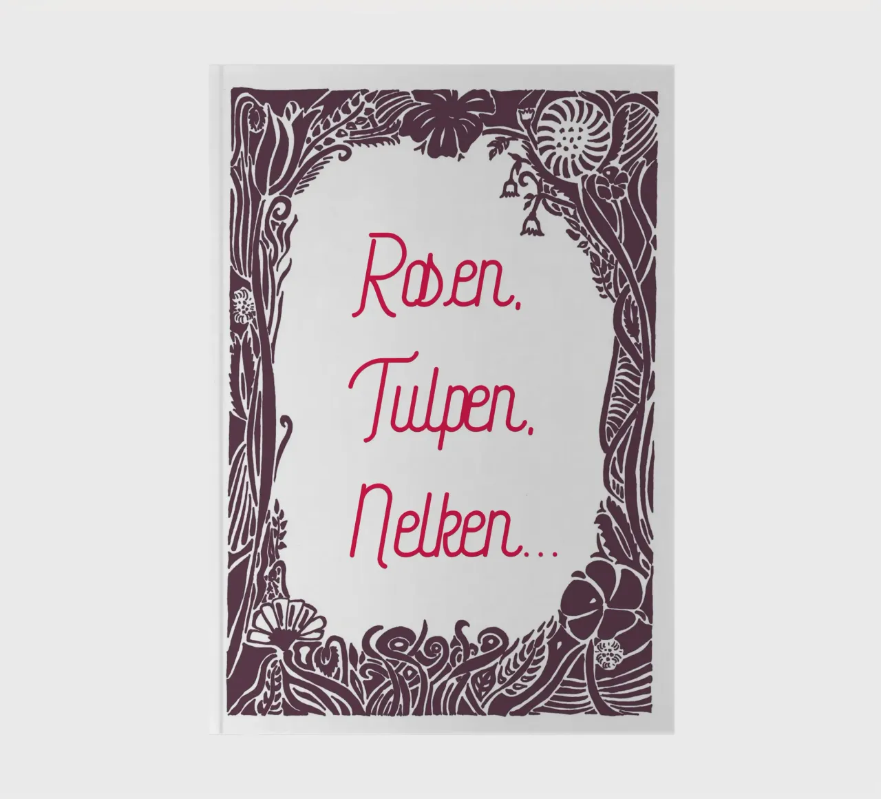 Roses, tulips, carnations... notebook by PaperLine Art