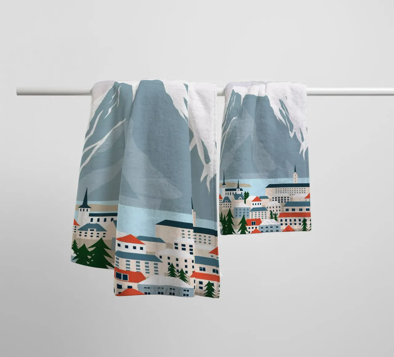 Reykjavik asciugamano da bagno da Katinka Reinke