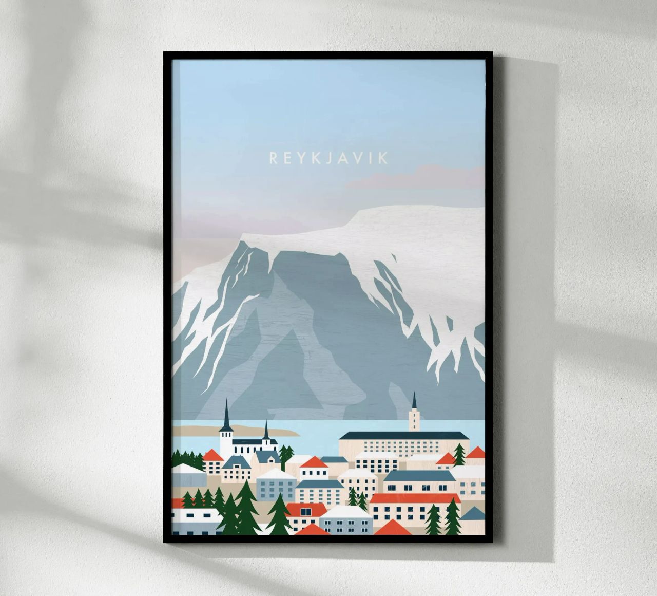 Reykjavik Poster von Katinka Reinke