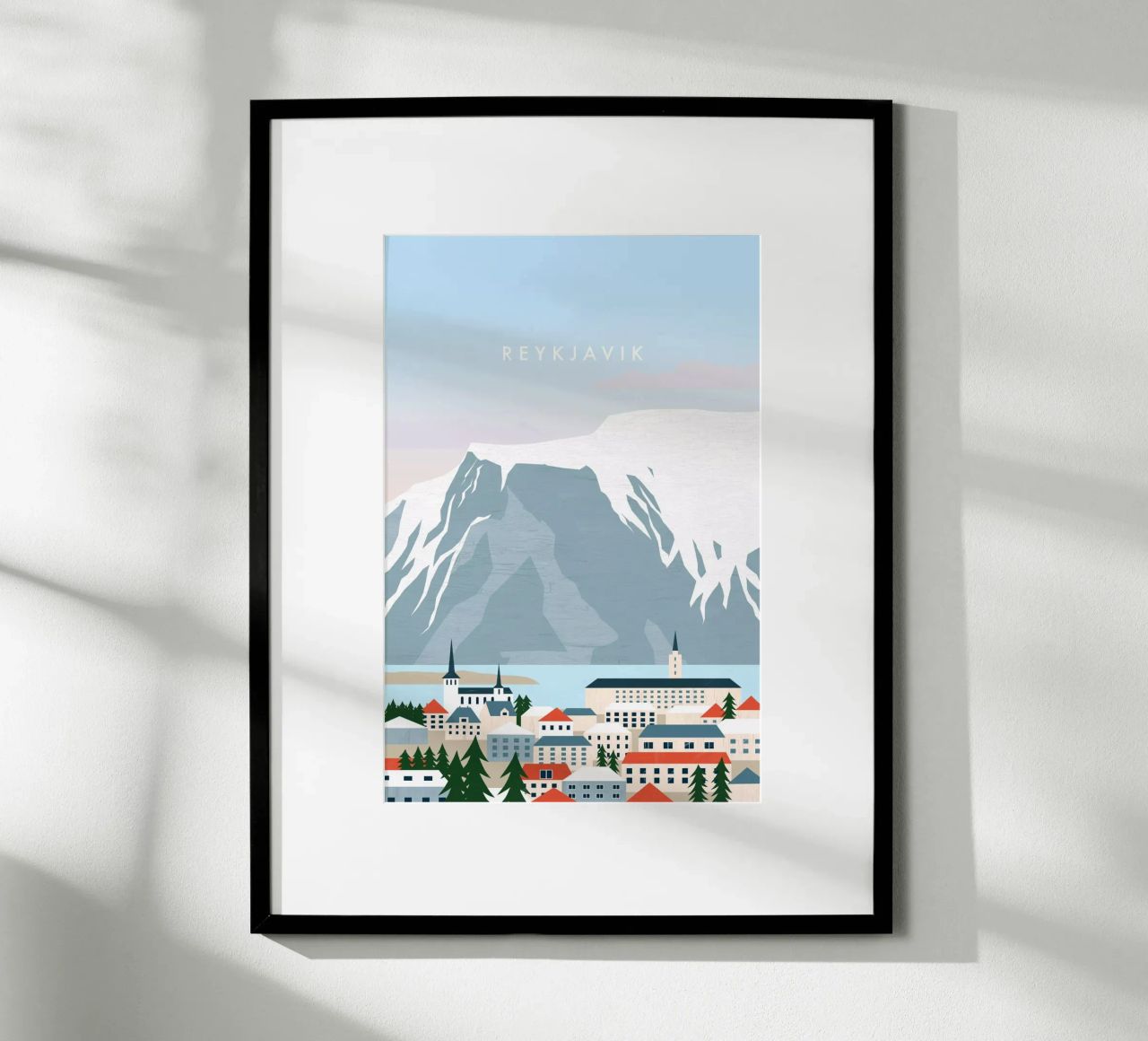 Reykjavik Poster von Katinka Reinke