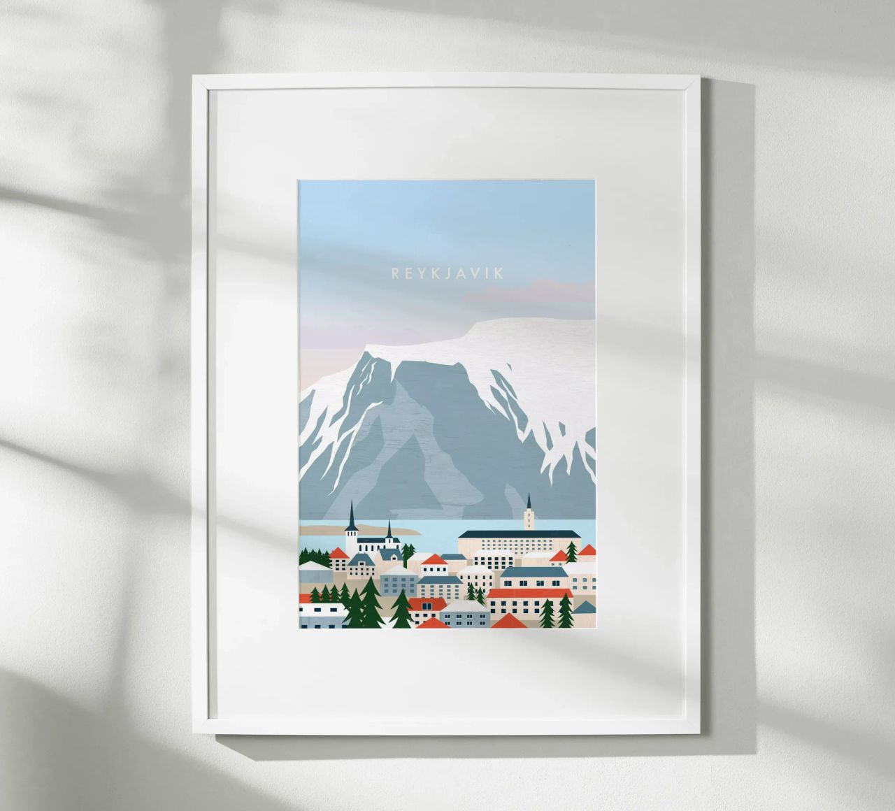 Reykjavik Poster von Katinka Reinke