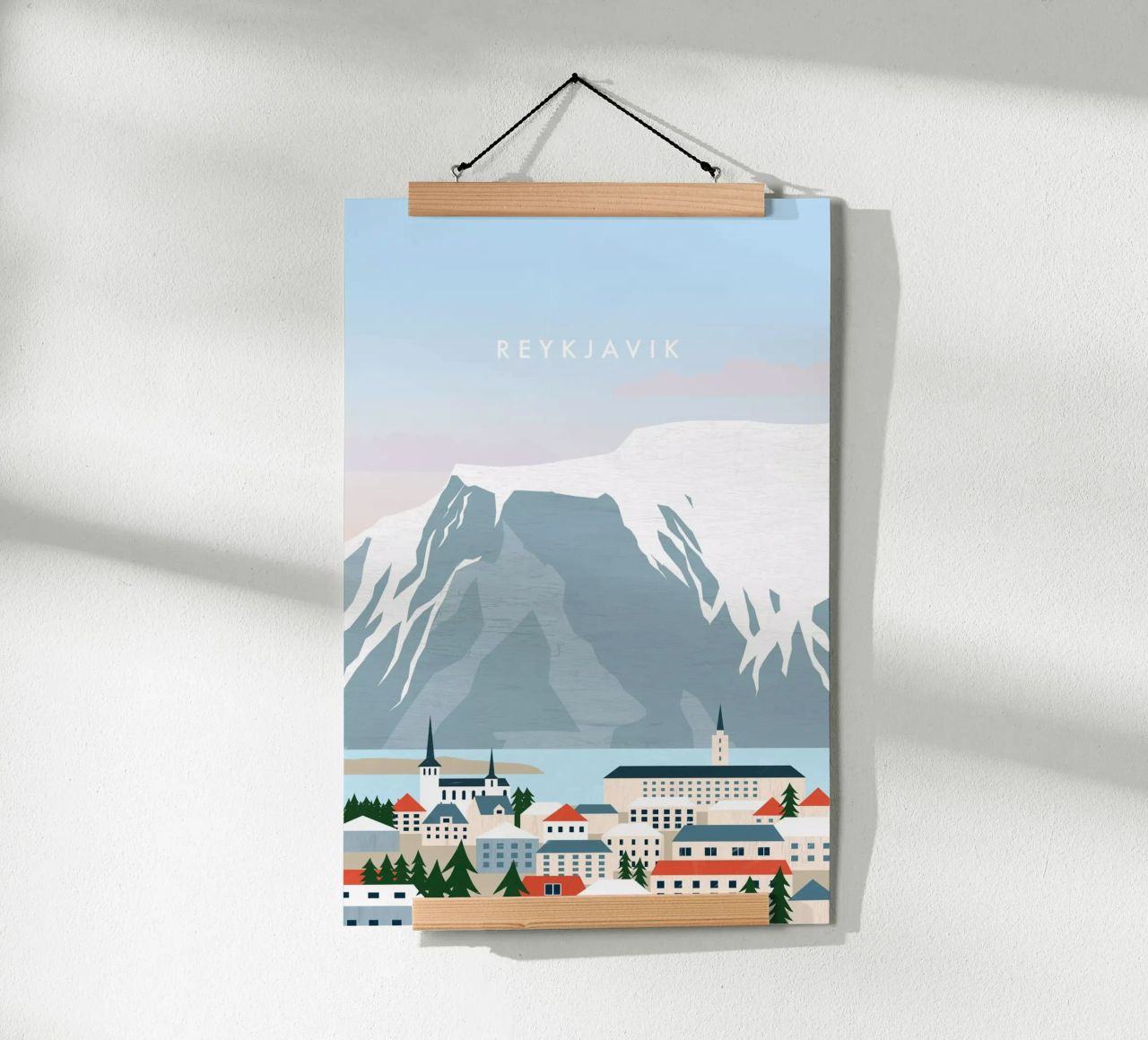 Reykjavik Poster von Katinka Reinke