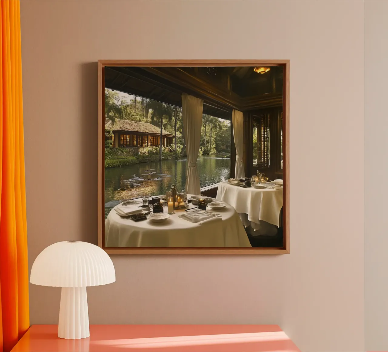 Bali Serenity Rituals tela con Cornice a cassetta da Wanderlust Vibes