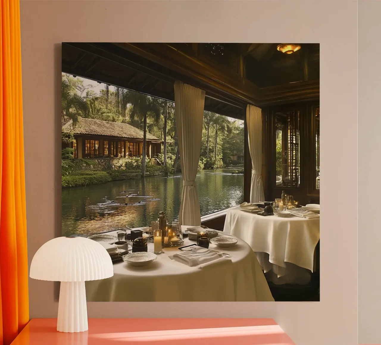 Bali Serenity Rituals tela con Cornice a cassetta da Wanderlust Vibes