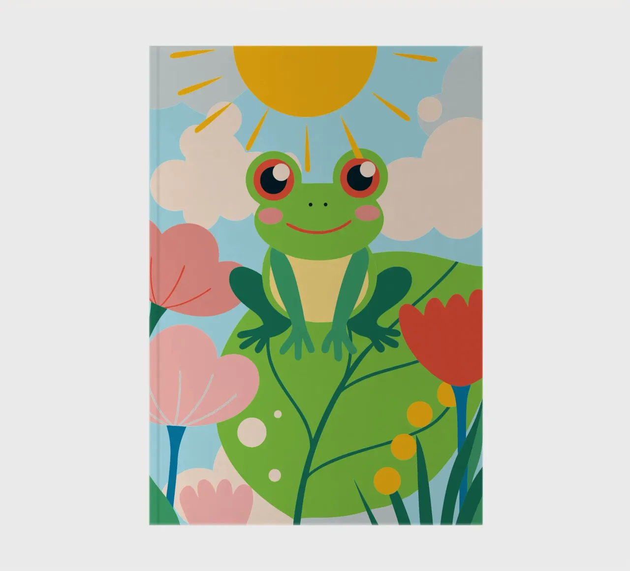 Rana sulla foglia diario da CUTE ANIMALS