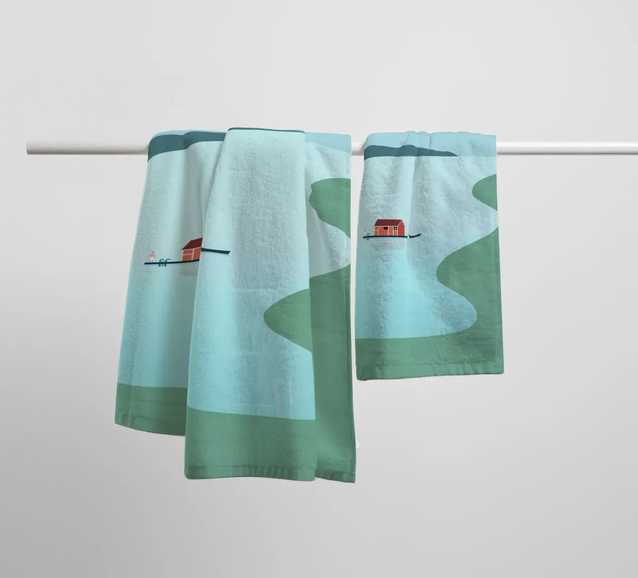 Finlandia asciugamano da bagno da Katinka Reinke