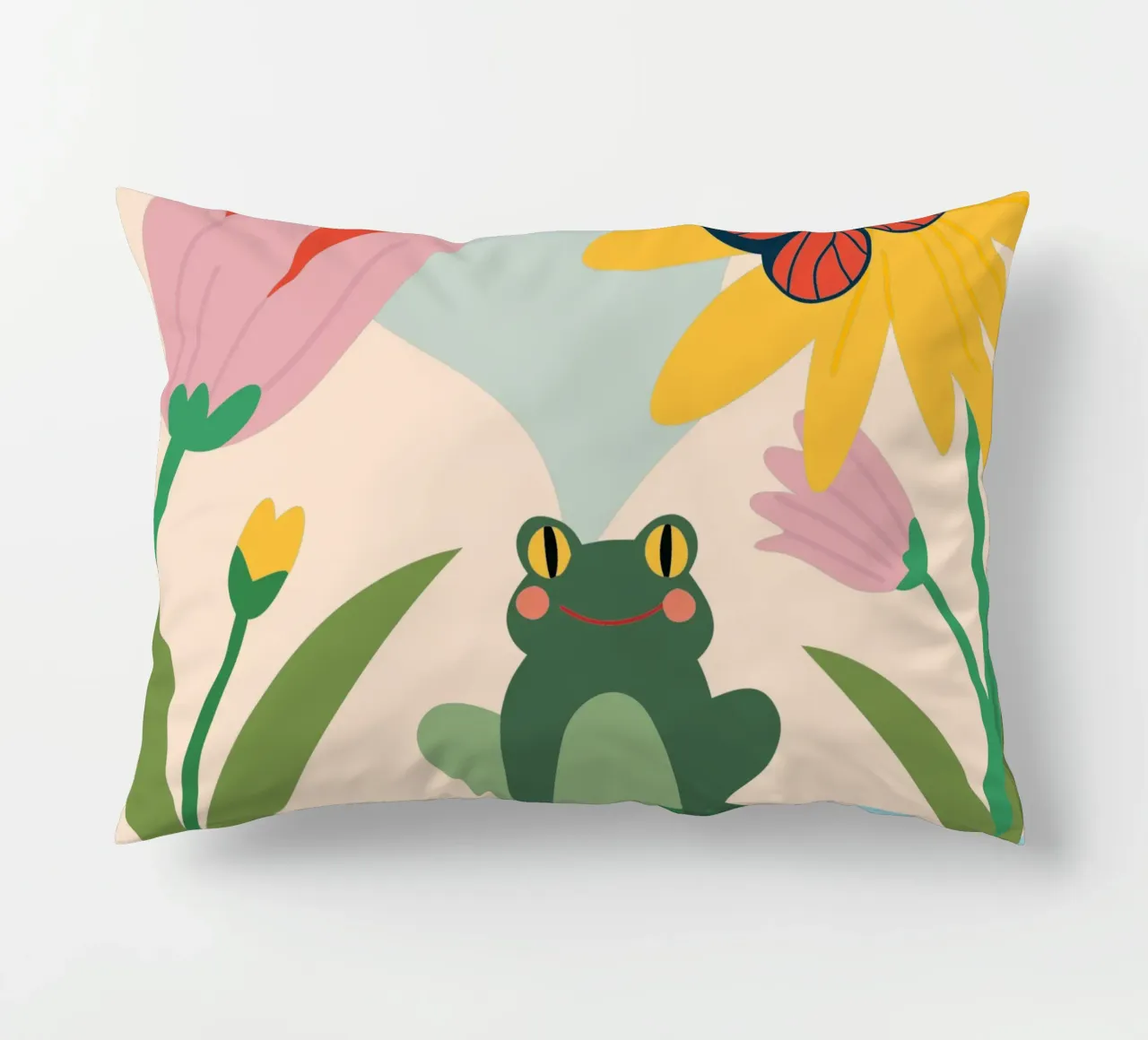 Rana e farfalla cuscino da CUTE ANIMALS