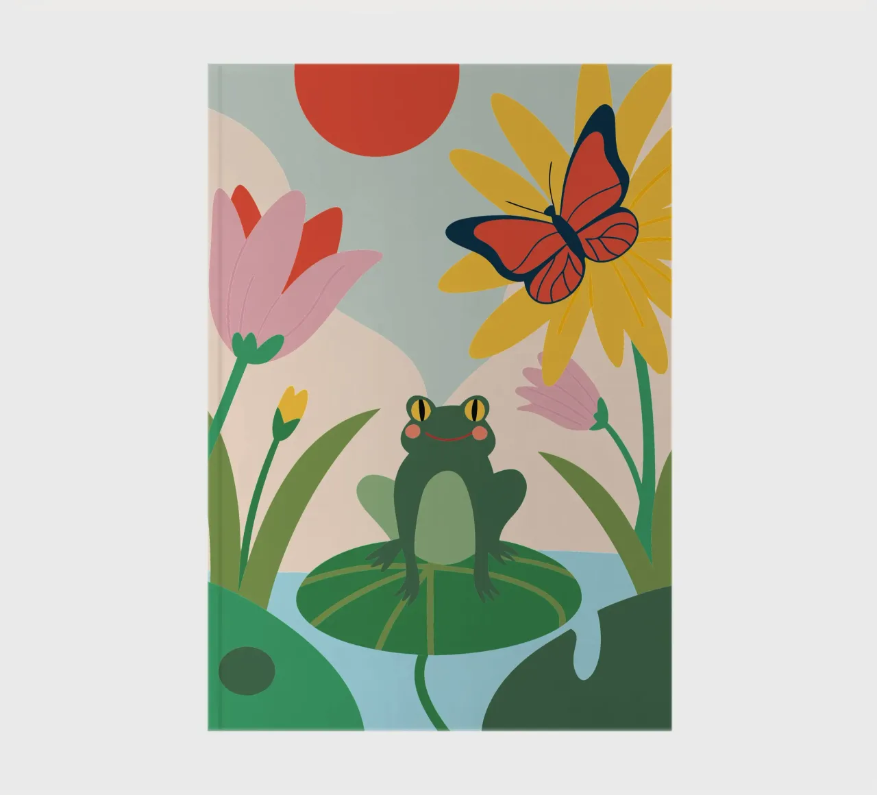 Rana e farfalla diario da CUTE ANIMALS
