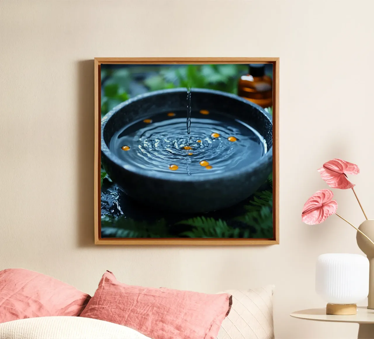 Bali sereniteitsrituelen canvas met Baklijst van Wanderlust Vibes