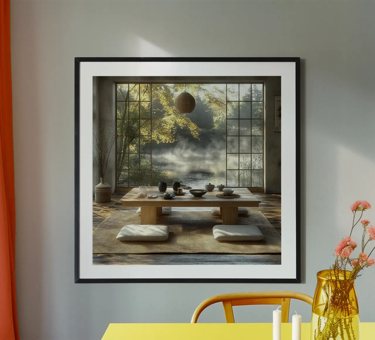 Bali Serenity Rituals poster con telaio in plastica da Wanderlust Vibes