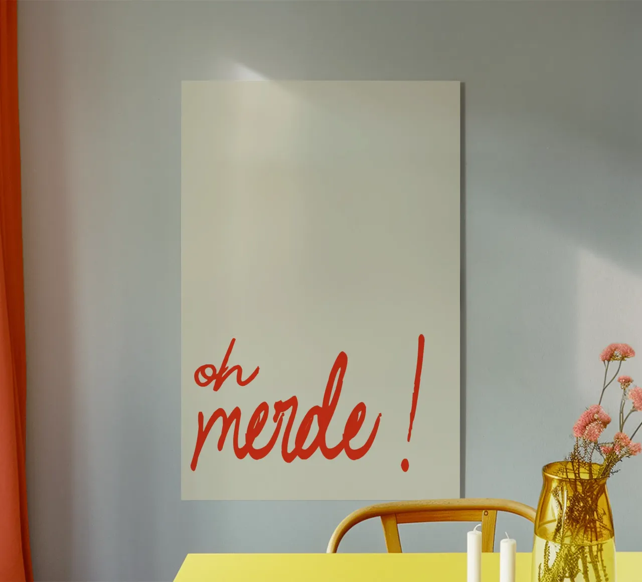 Oh Merde! plexiglass da Attaboy Dsgn