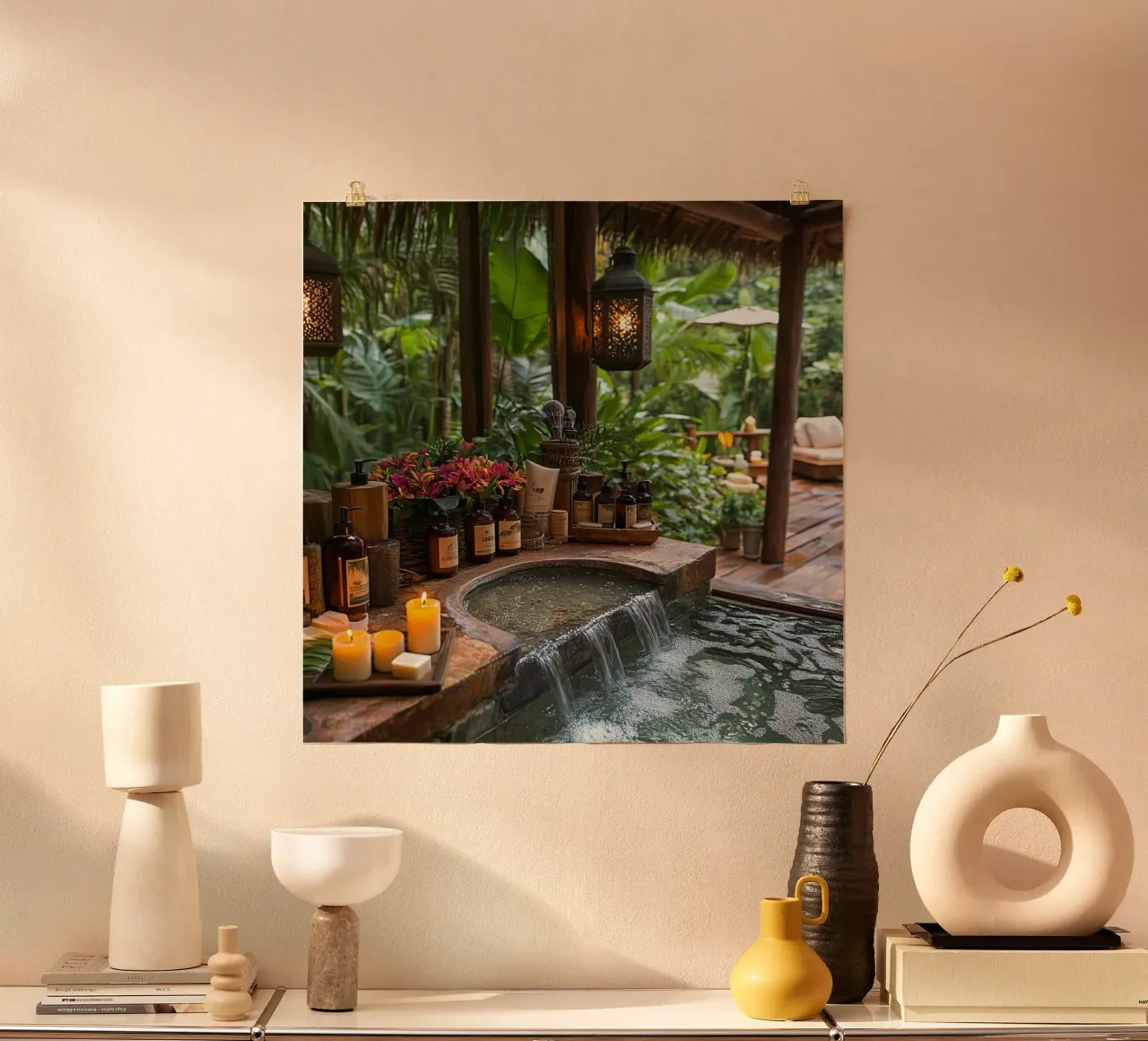 Bali Serenity Rituals poster da Wanderlust Vibes