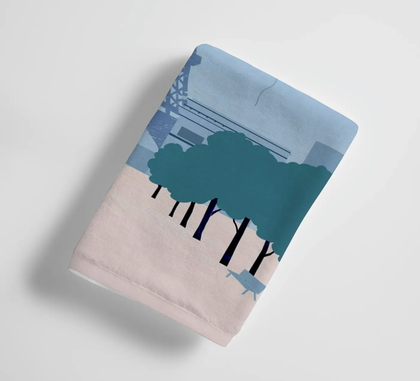 Paris towel by Katinka Reinke