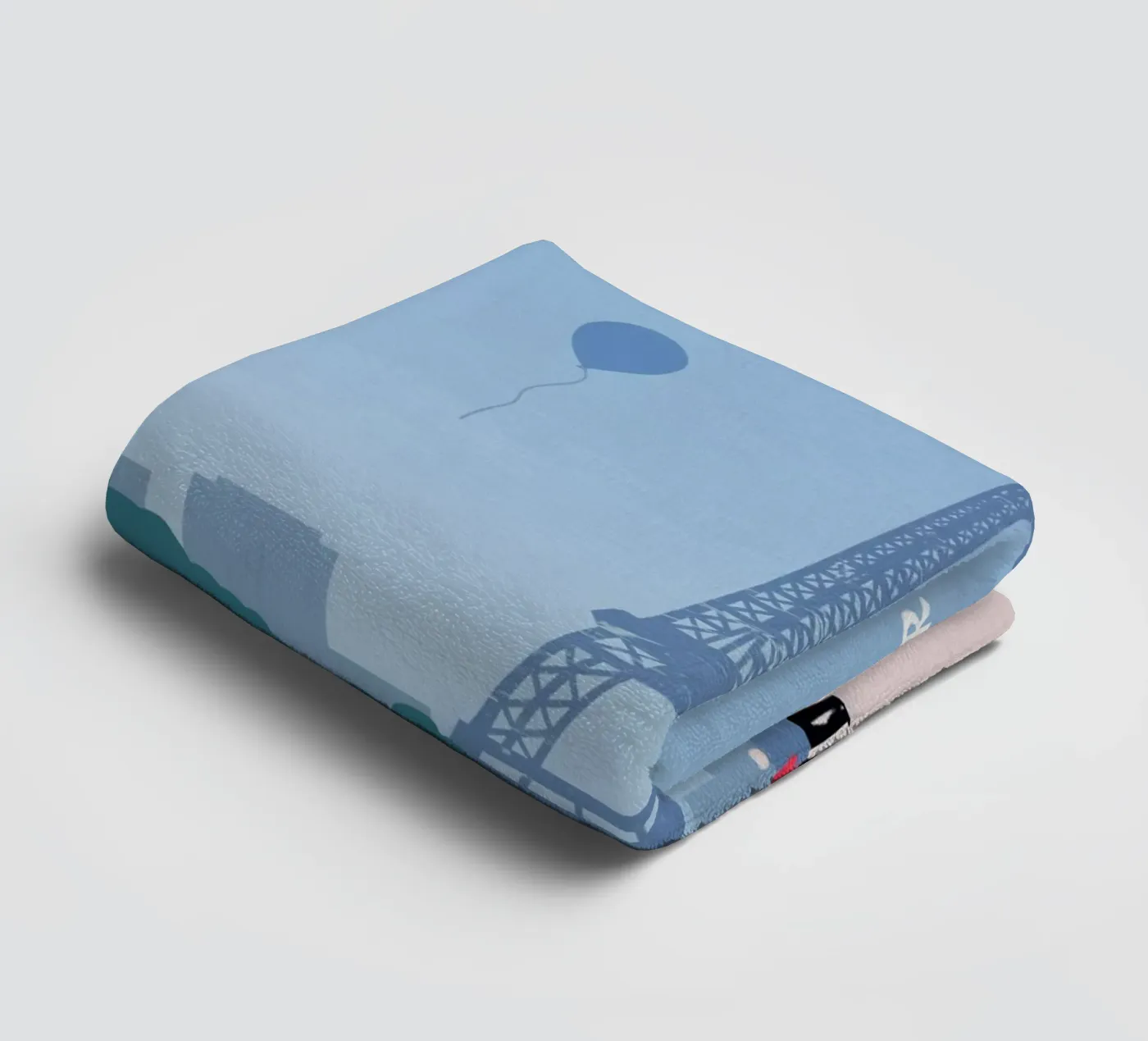 Paris towel by Katinka Reinke