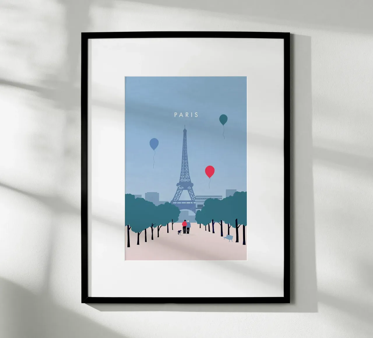 Paris poster by Katinka Reinke