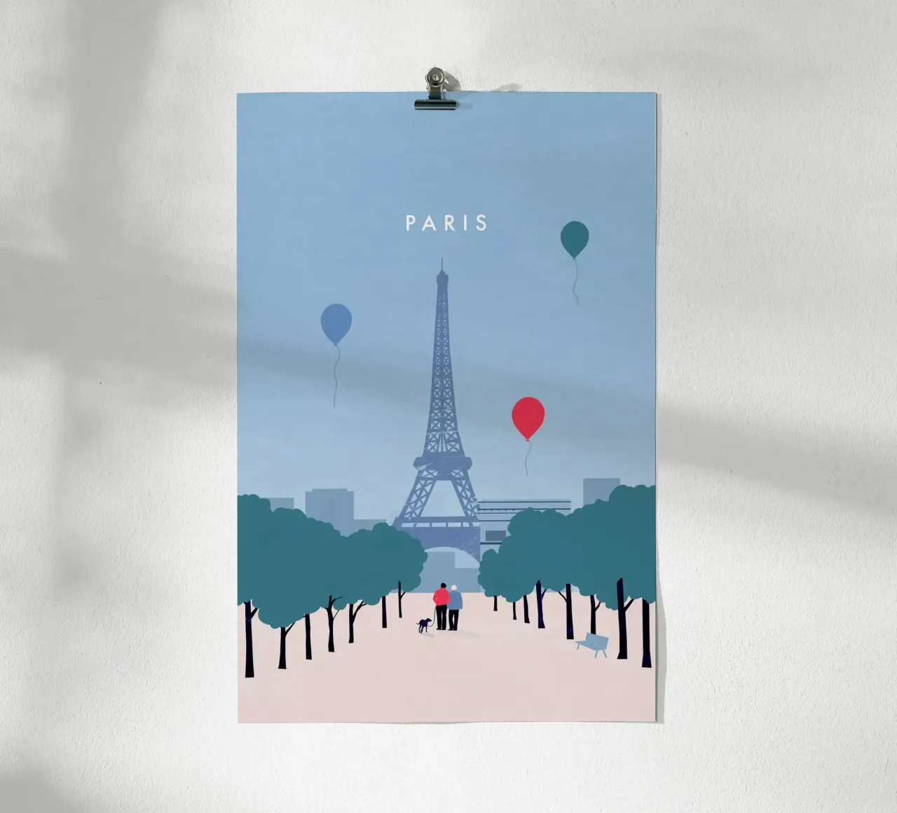 Paris poster by Katinka Reinke