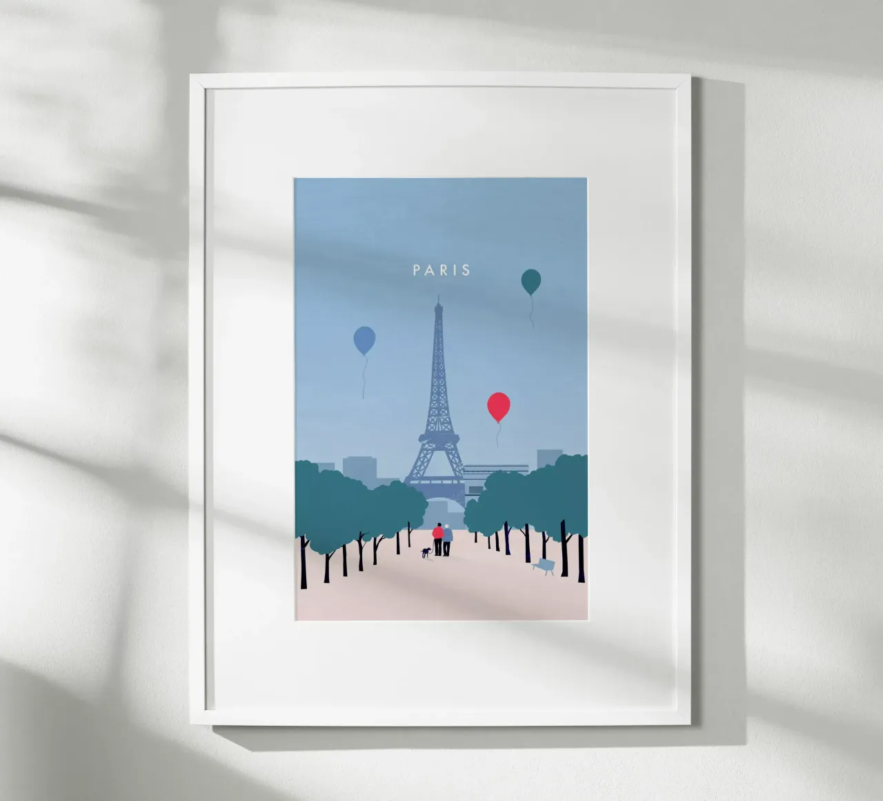 Paris poster by Katinka Reinke