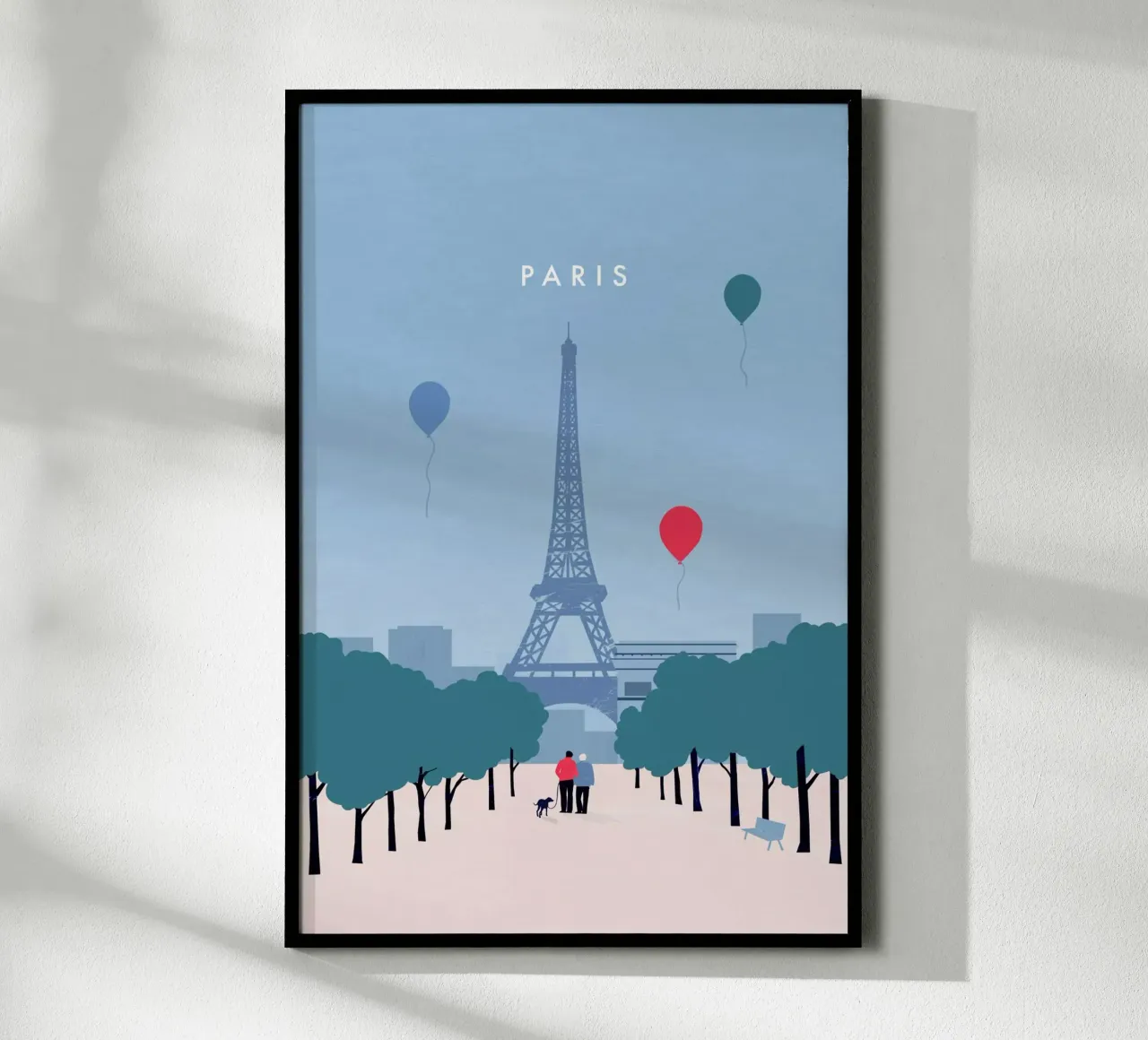 Paris poster by Katinka Reinke