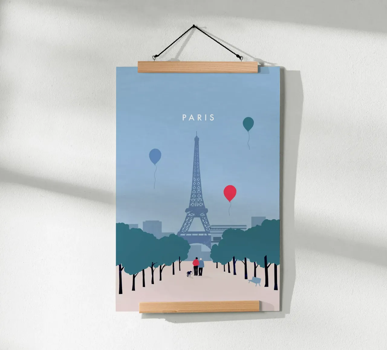 Paris poster by Katinka Reinke