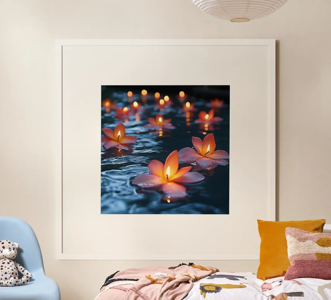 Bali Serenity Rituals poster con telaio in plastica da Wanderlust Vibes