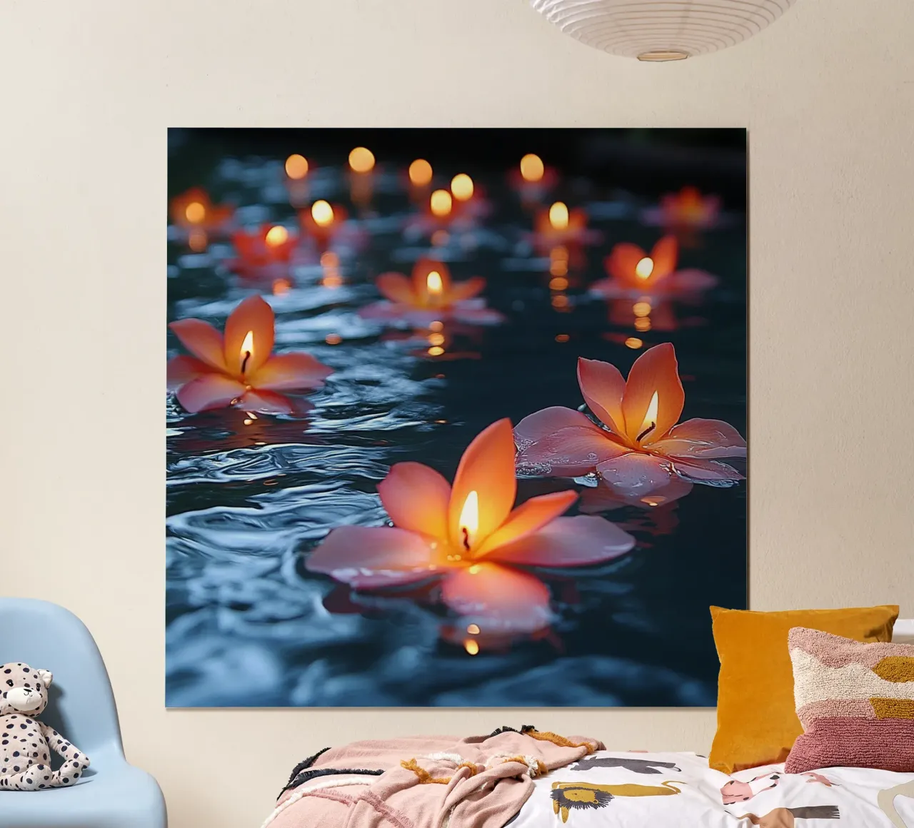 Bali Serenity Rituals poster con telaio in plastica da Wanderlust Vibes