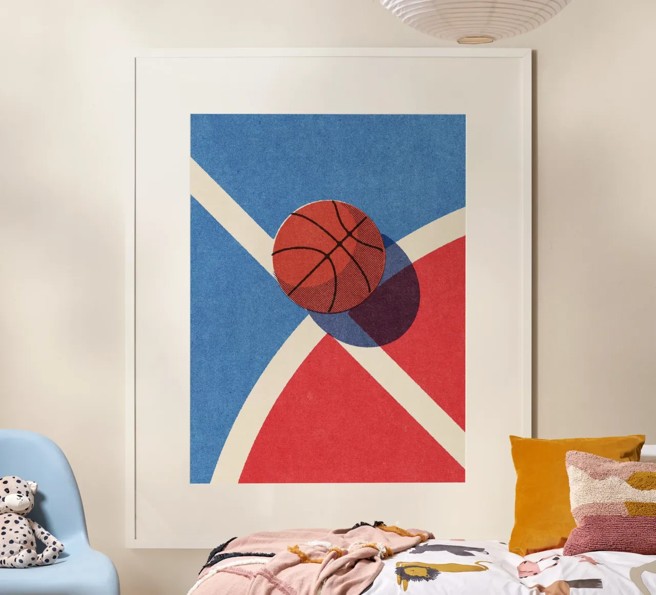 BALLS - Basketball - Outdoor - I poster con telaio in plastica da DANIEL COULMANN