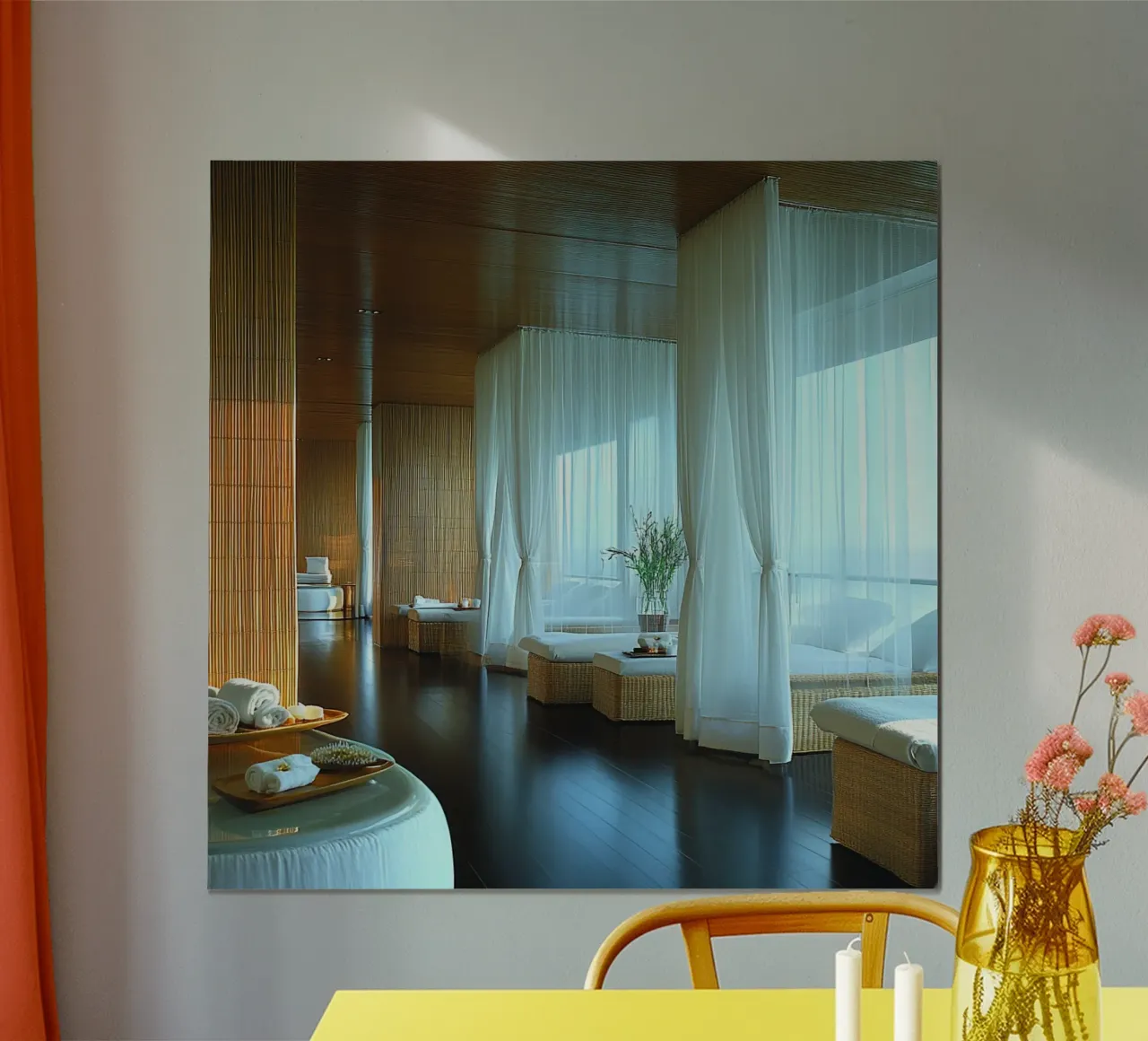 Bali Serenity Rituals poster con telaio in legno da Wanderlust Vibes