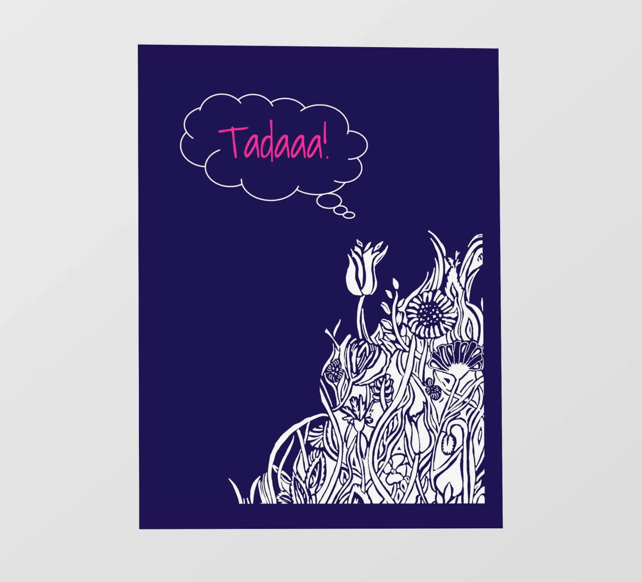 Tadaaa! Pensiero floreale. pellicola backlit da PaperLine Art