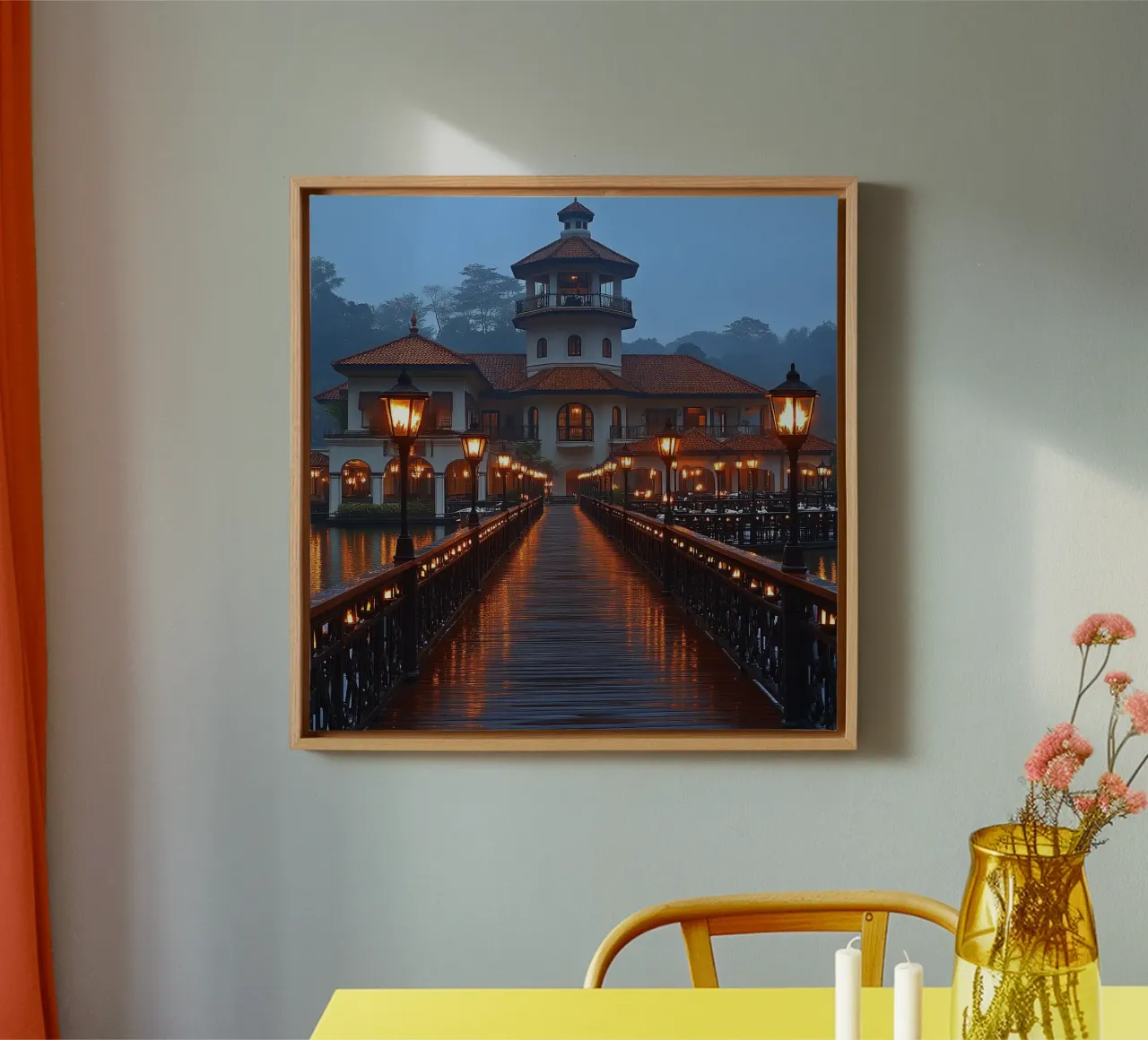 Bali Serenity Rituals tela con Cornice a cassetta da Wanderlust Vibes