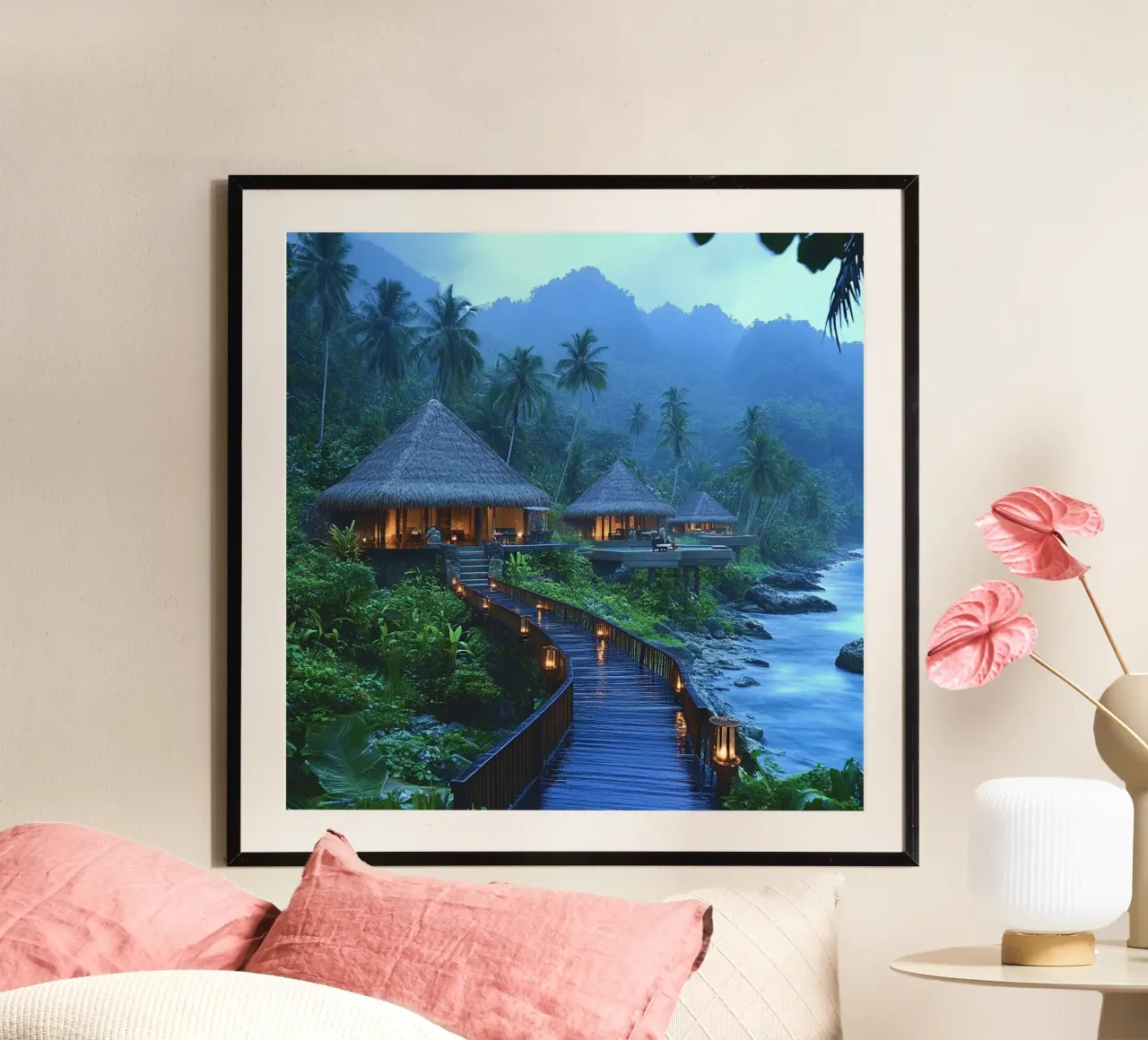 Bali Serenity Rituals poster da Wanderlust Vibes