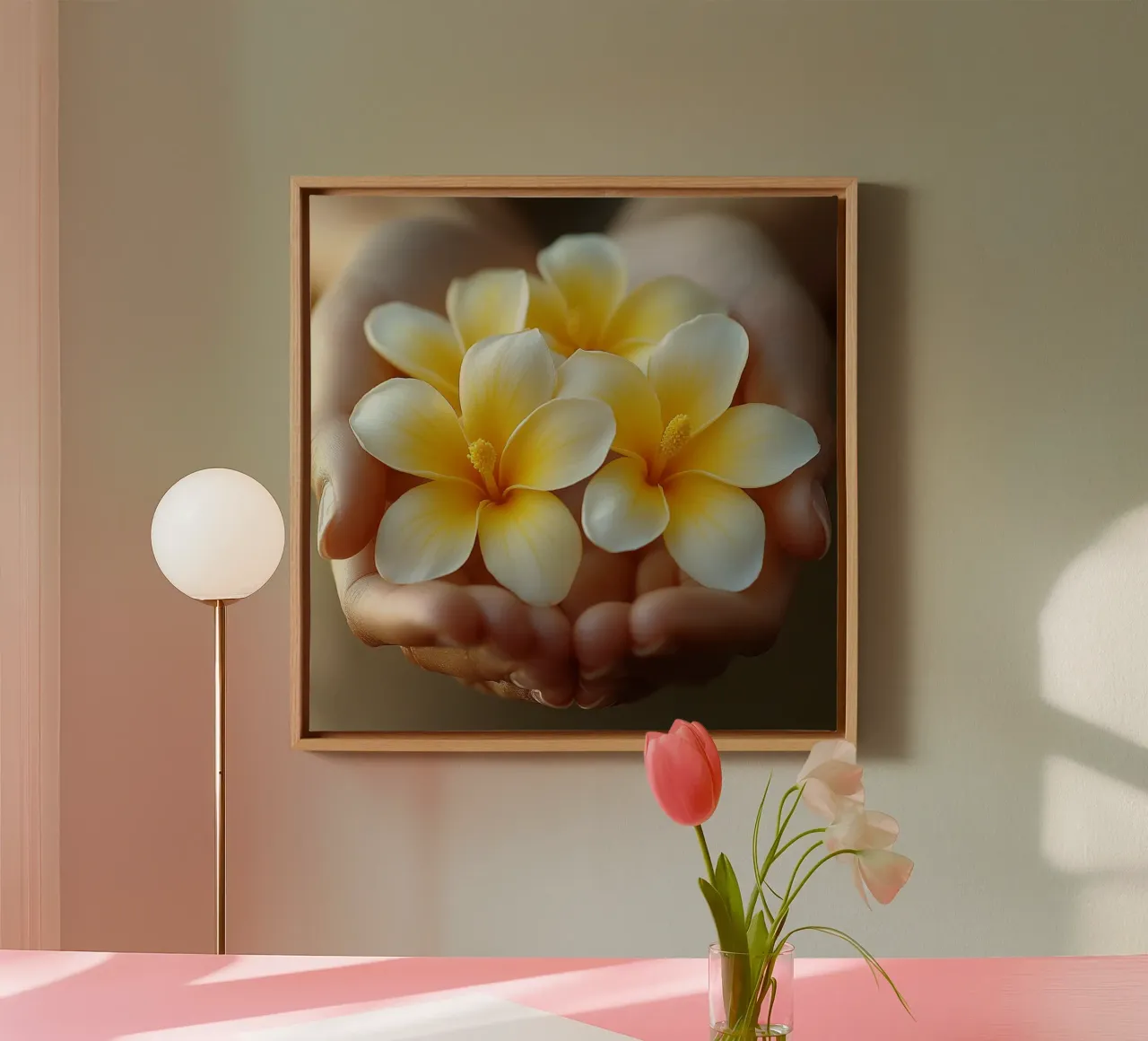 Bali Serenity Rituals tela con Cornice a cassetta da Wanderlust Vibes