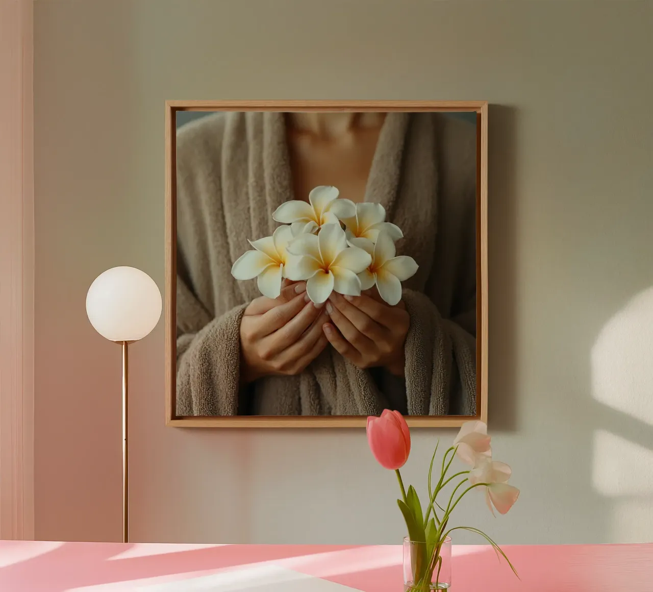 Bali Serenity Rituals tela con Cornice a cassetta da Wanderlust Vibes