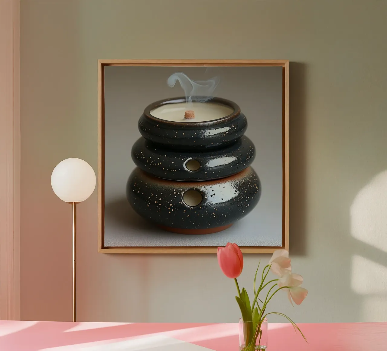 Bali Serenity Rituals tela con Cornice a cassetta da Wanderlust Vibes